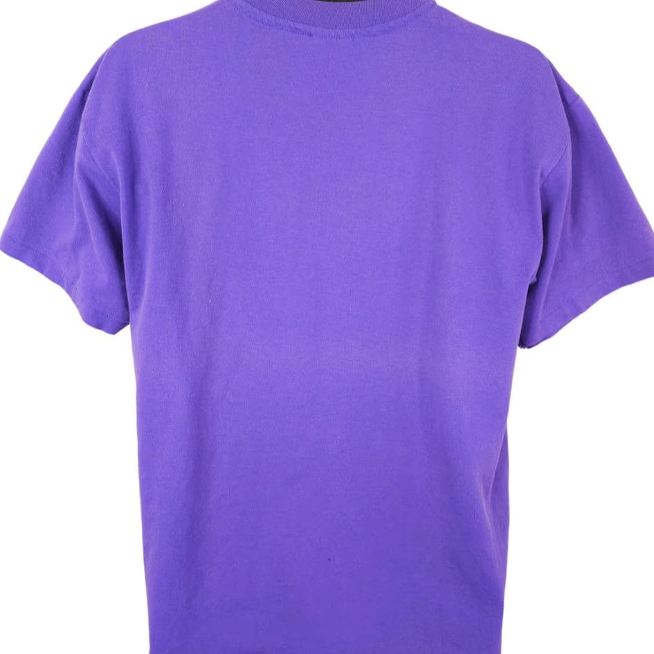 Hanes VINTAGE Hanes T Shirt Mens Size Large Purple 90s Country Spirit Run Short Sleeve Crew Neck Cotton Blend Size US L / EU 52-54 / 3 - 6 Thumbnail