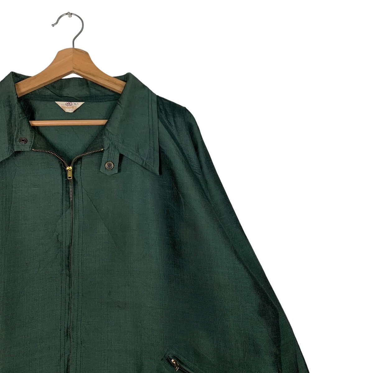 Vintage SHINAWATRA THAI HOUSE Green Casual Jacket #0497-C23 Size US M / EU 48-50 / 2 - 5 Thumbnail