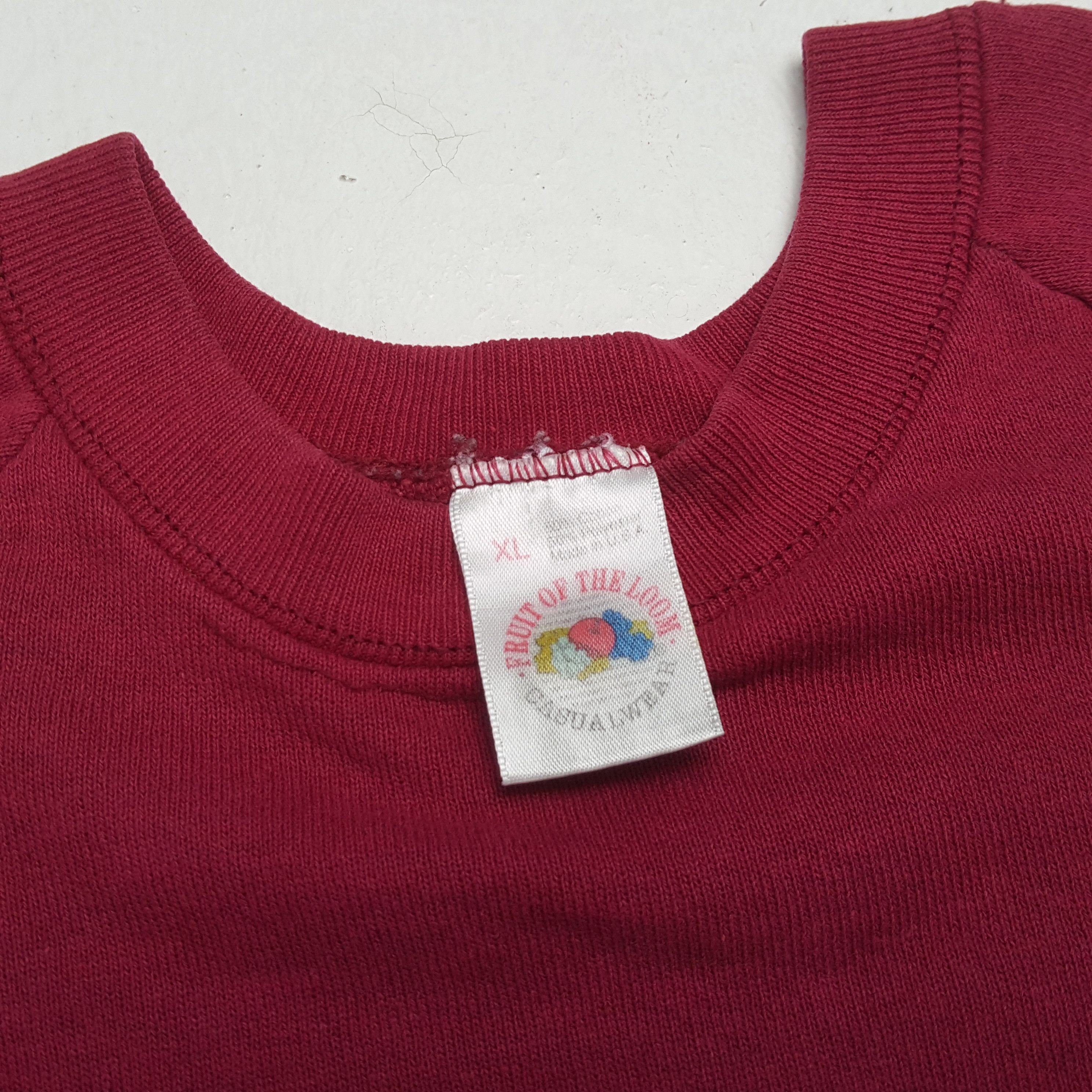 Fruit Of The Loom × Vintage HEART BEAT BOY Streetwear Style Vintage Sweatshirt Size US L / EU 52-54 / 3 - 9 Thumbnail