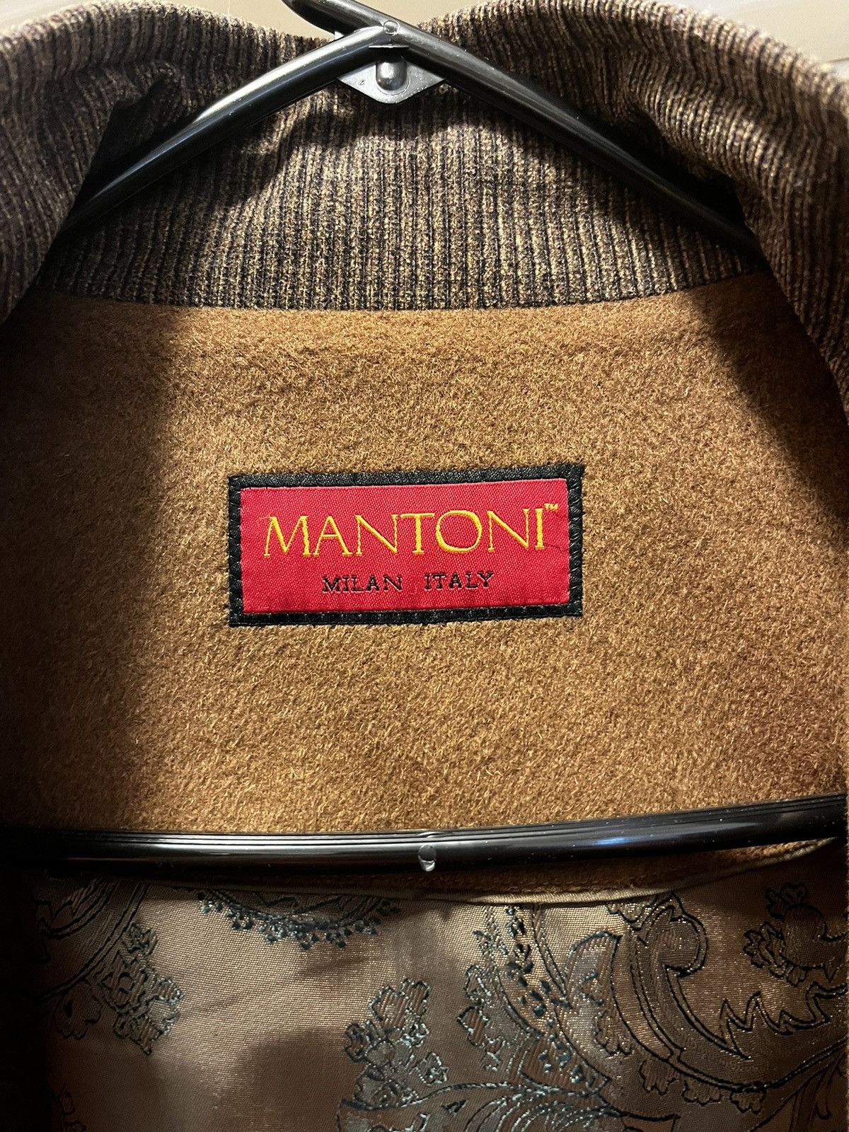 Gianni Manzoni × Vintage Brown Paisley light Mantoni Jacket Size US L / EU 52-54 / 3 - 5 Thumbnail