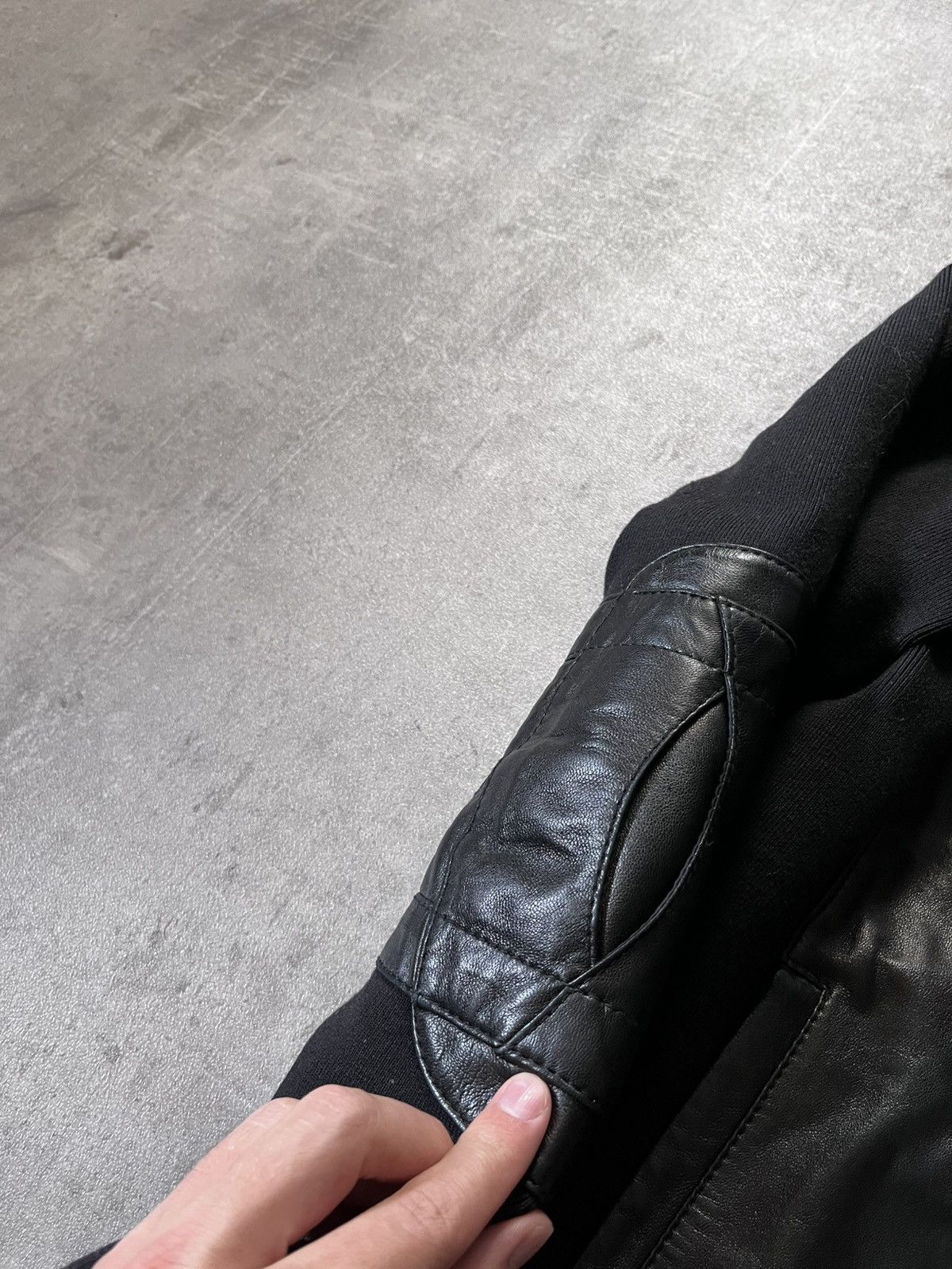 Prada Prada 2000s hybrid leather wool jacket black vintage Size US M / EU 48-50 / 2 - 3 Thumbnail
