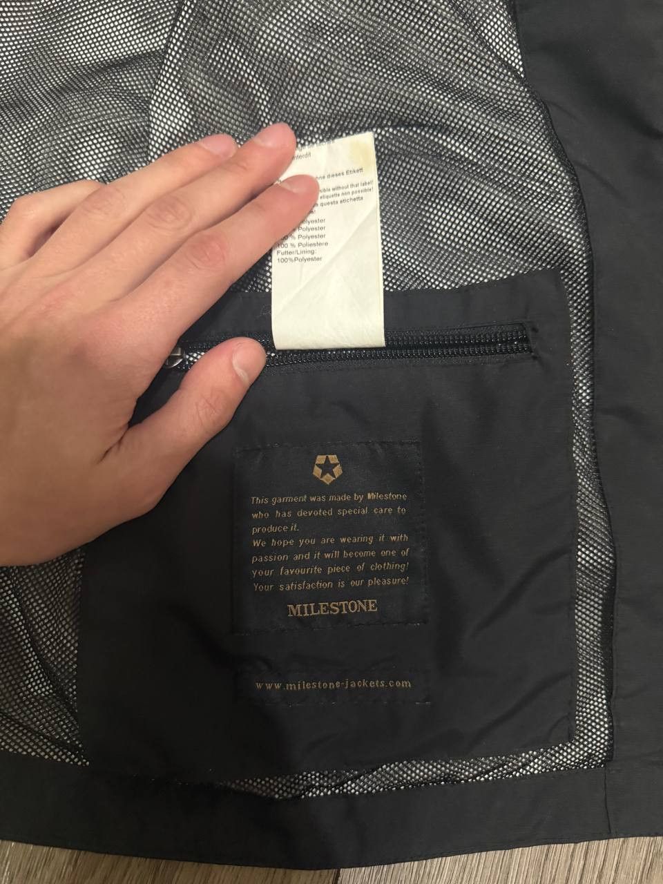 Milestone milestone jacket mens size m black outdoor Size US M / EU 48-50 / 2 - 9 Thumbnail