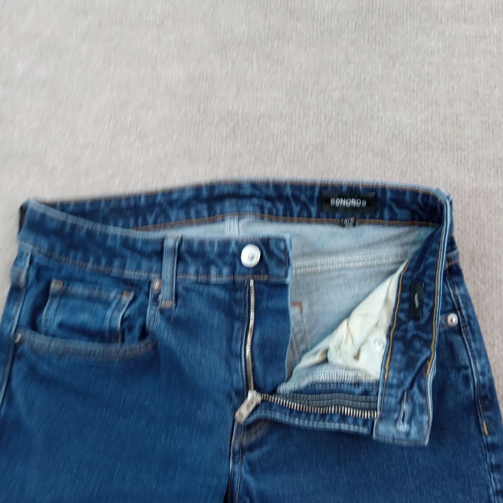 Bonobos Bonobos Jeans Mens 30x32 (30x30 Actual) Blue Skinny Tailored Stretch Casual Size US 30 / EU 46 - 6 Thumbnail
