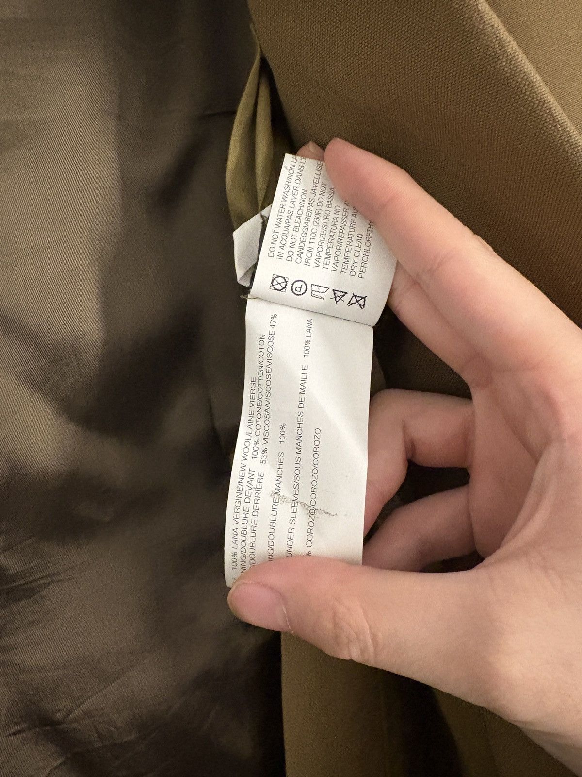 Rick Owens 17 F/W Mainline Rick Owens Bean Blazer Size 48R - 10 Thumbnail