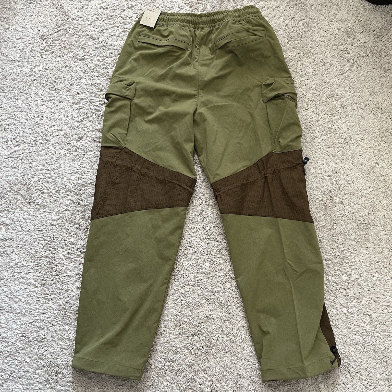 Jordan Brand Nike Jordan 23 Engineered Woven Cargo Pants Green Medium Size US 30 / EU 46 - 11 Thumbnail