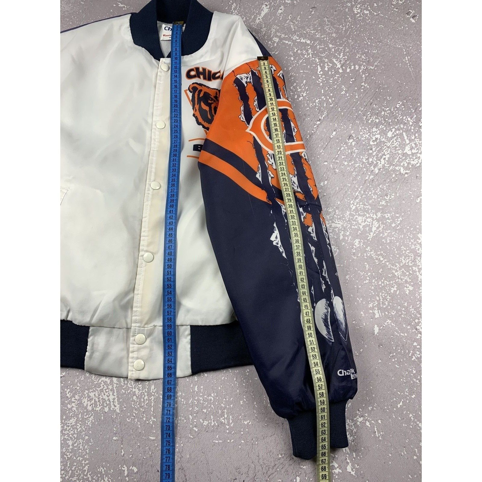 Chalk Line Vintage USA Y2K NFL Chalk line Chicago Bears Bomber Jacket Size US M / EU 48-50 / 2 - 10 Thumbnail