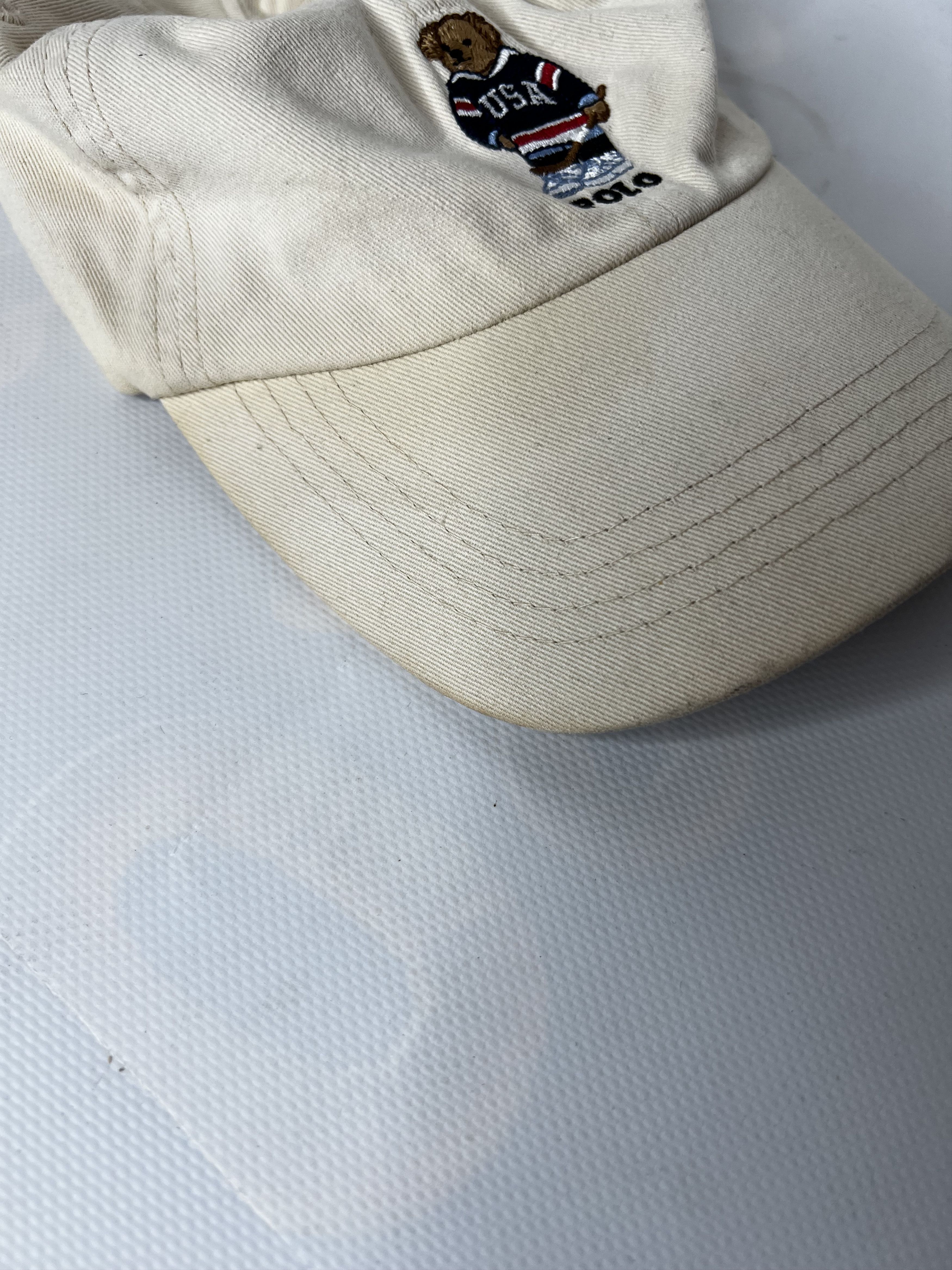 Polo Ralph Lauren POLO RALPH LAUREN POLO BEAR EMBROIDERY CAP HAT BACKSTRAP Size ONE SIZE - 7 Thumbnail