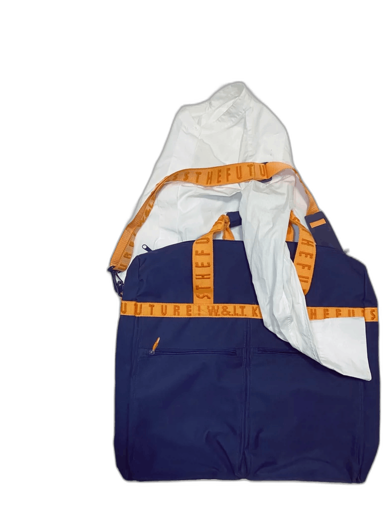 Walter Van Beirendonck Crossbody Tote Bag in Blue, Men's