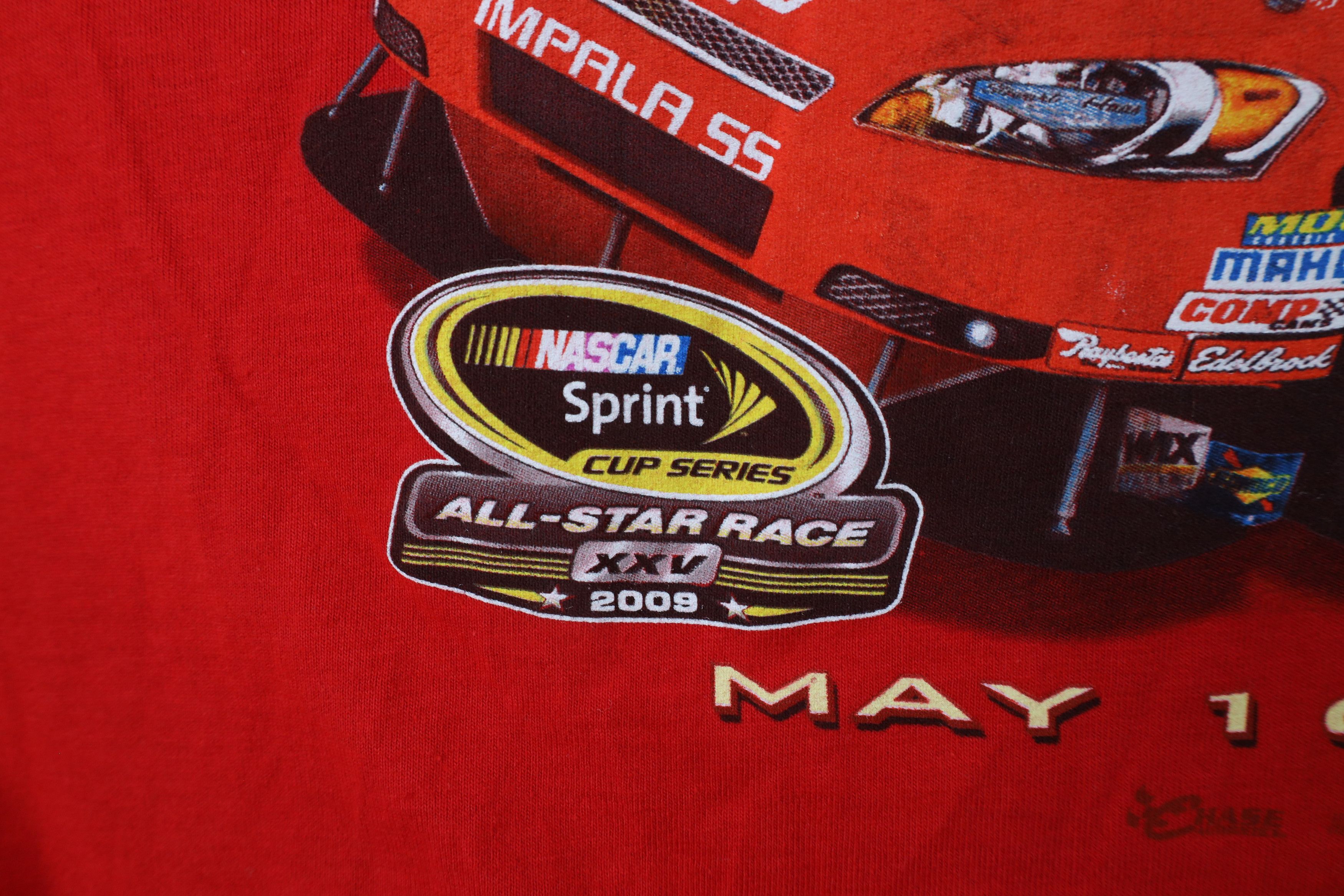 Vintage Vintage Y2K 2009 Tony Stewart Racing Short Sleeve T-Shirt Size US XXL / EU 58 / 5 - 6 Thumbnail
