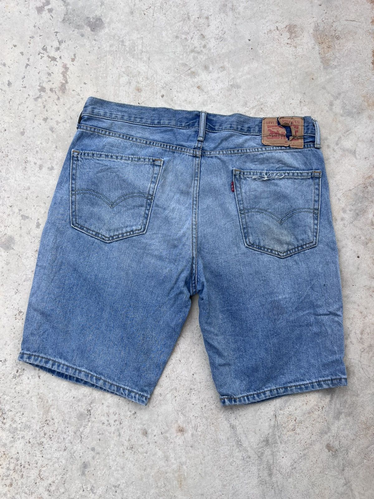 Levi's Levis Short Distressed Denim Size US 36 / EU 52 - 2 Thumbnail