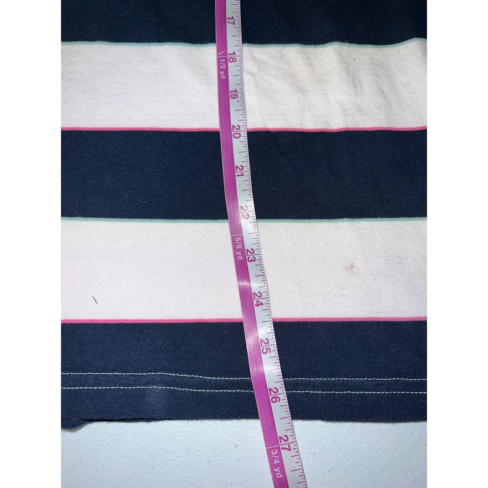 Dark Seas Division Dark Seas Striped Shirt Division Pink Blue Green Tee Medium Size US M / EU 48-50 / 2 - 8 Thumbnail