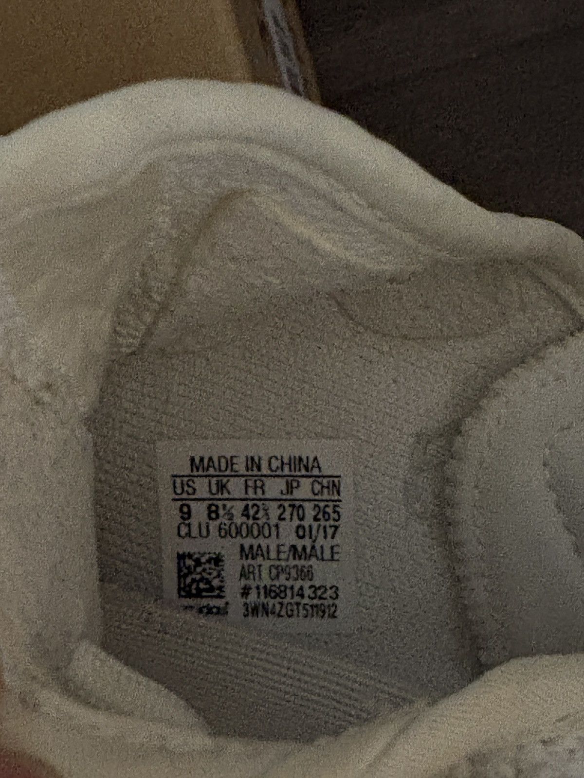 Adidas × Kanye West Yeezy Boost 350 V2 Cream 2017 Size US 9 / EU 42 - 7 Thumbnail