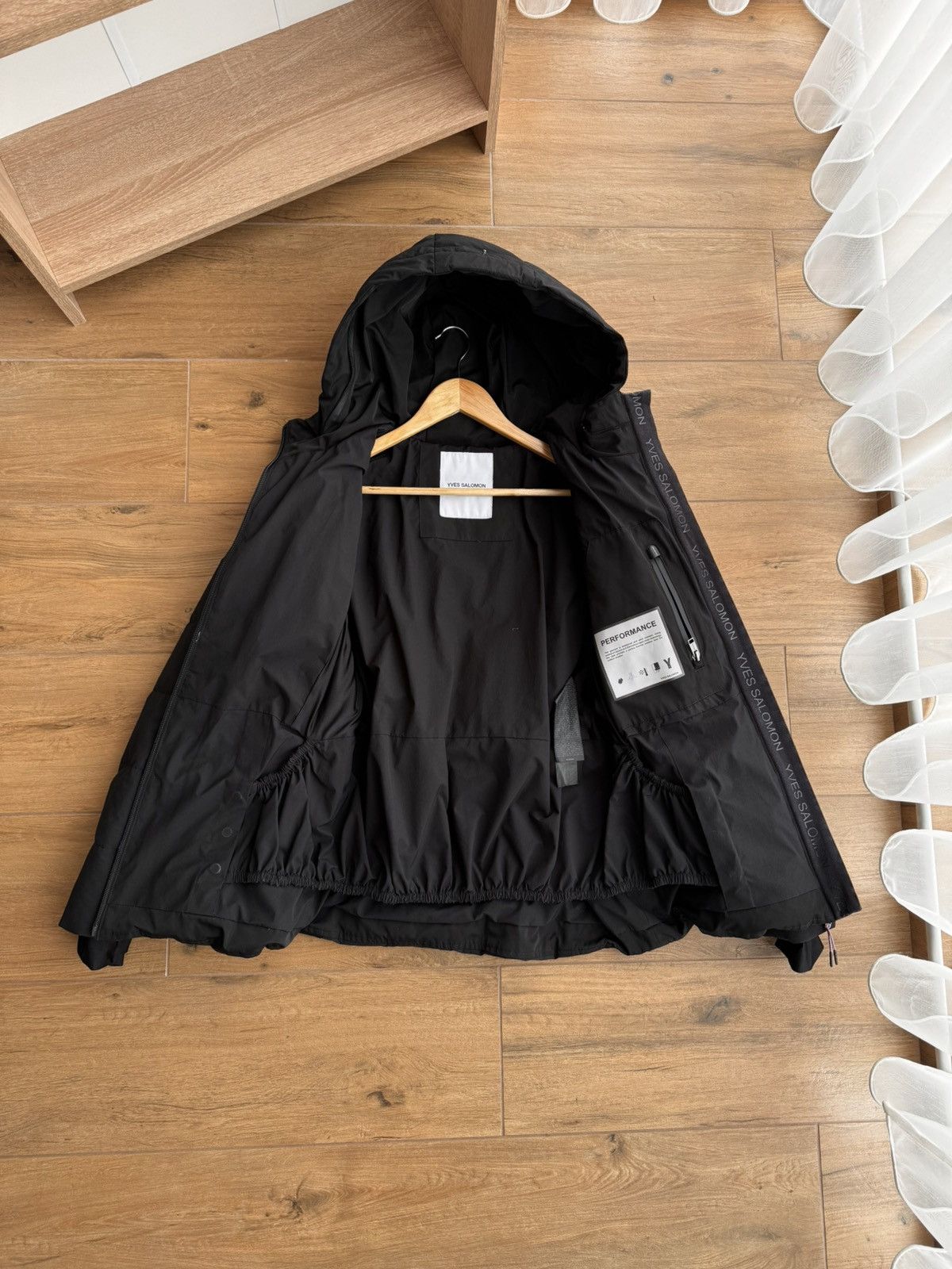 Vintage × Yves Salomon Yves Salomon Shearling Trimmed Luxury W' Black Ski Jacket Size S / US 4 / IT 40 - 9 Thumbnail