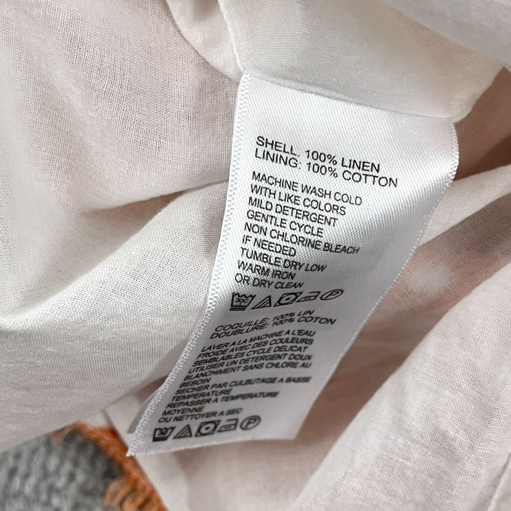 Tommy Bahama Tommy Bahama Dress Womens XS Orange Linen Floral Shift Mini Preppy Hawaiian Size XS / US 0-2 / IT 36-38 - 7 Thumbnail
