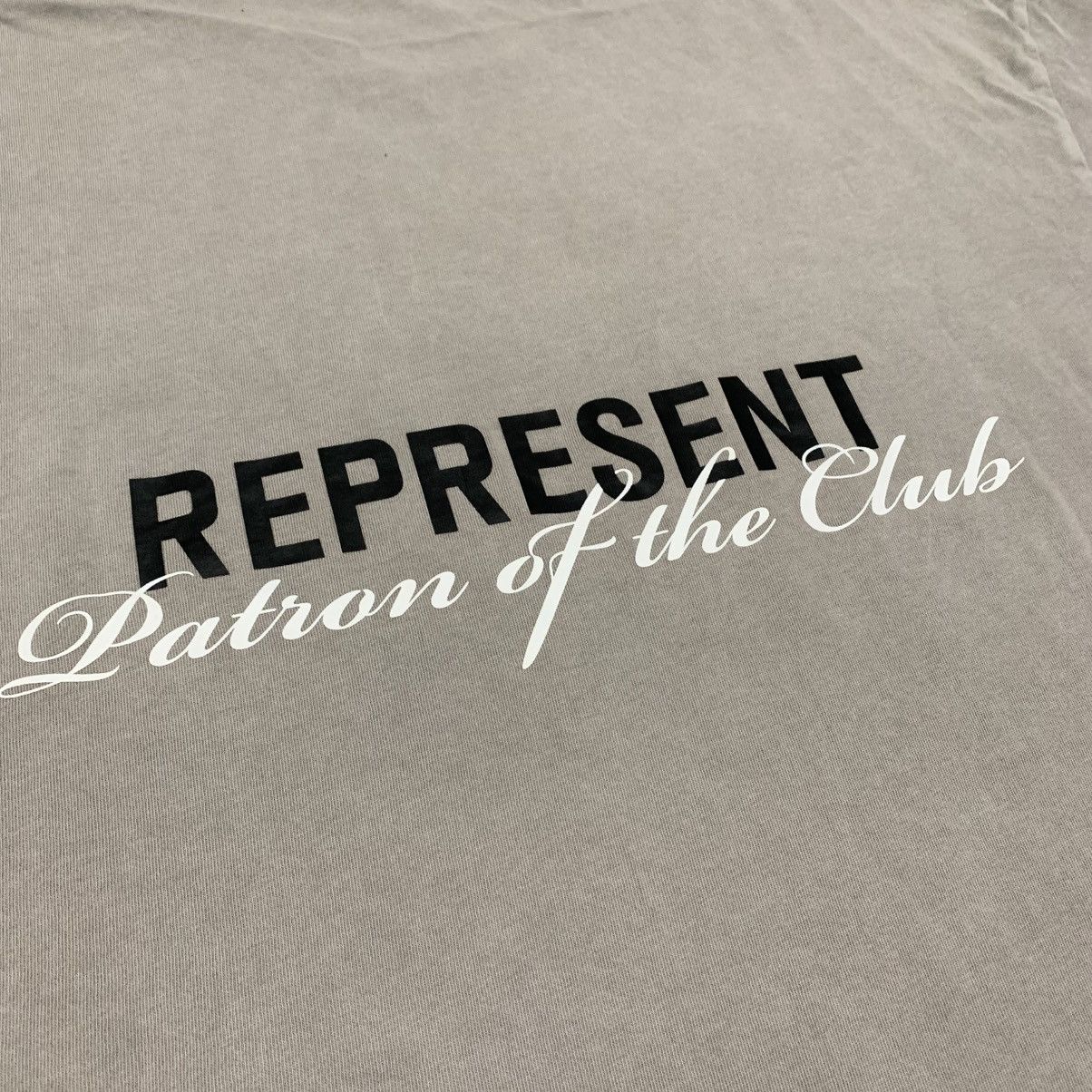Represent Clo. Represent Large Patron Of The Club Grey Tee Size US L / EU 52-54 / 3 - 3 Thumbnail