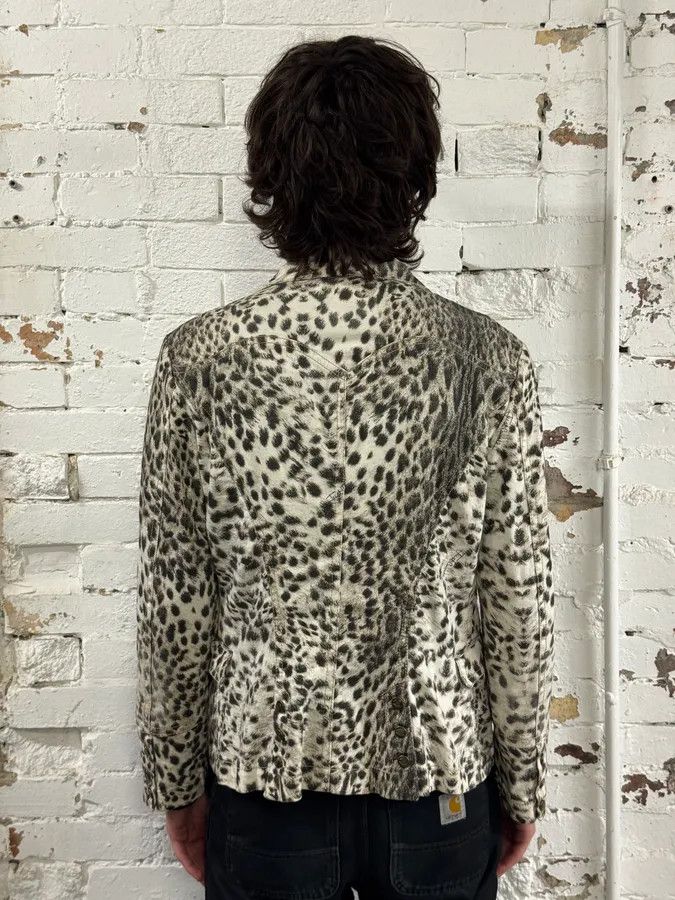 Just Cavalli AW2005 Cavalli Beige Leopard Blazer Jacket Size 40R - 3 Thumbnail