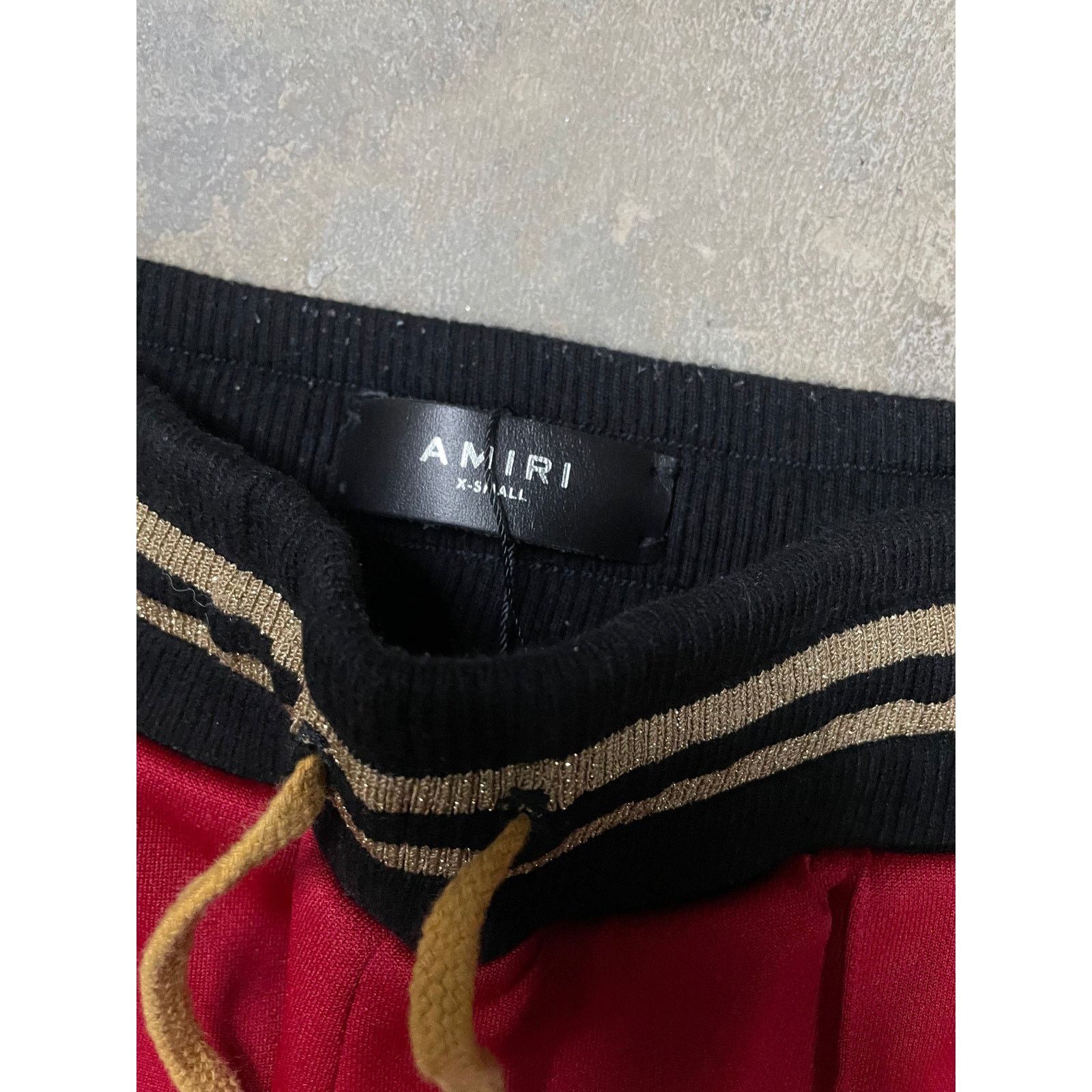 Amiri Amiri Lovers Track Pants Red XS Used Size US 28 / EU 44 - 2 Thumbnail