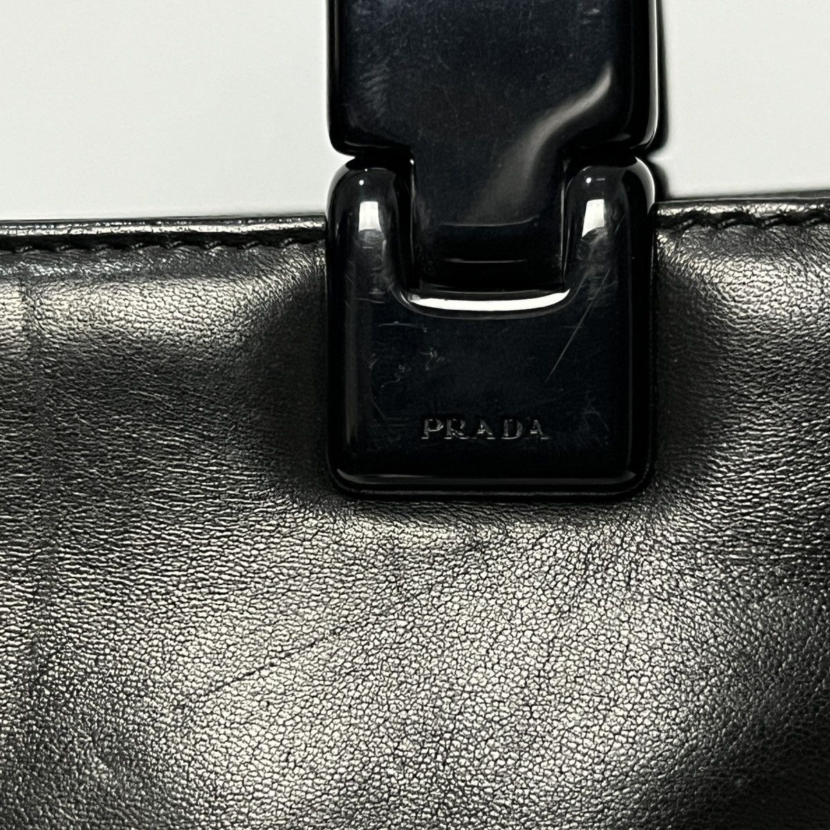 Prada Vintage Prada Nappa Leather Hand-Bag Size ONE SIZE - 2 Thumbnail