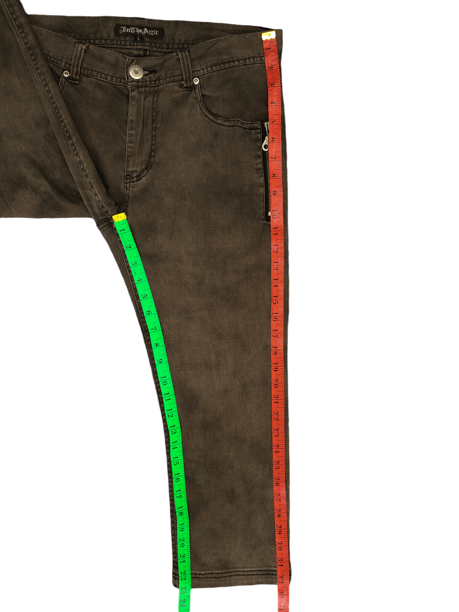If Six Was Nine In The Attic Multi Pocket Zipper Sun Faded 3Q Pants Size US 32 / EU 48 - 8 Thumbnail