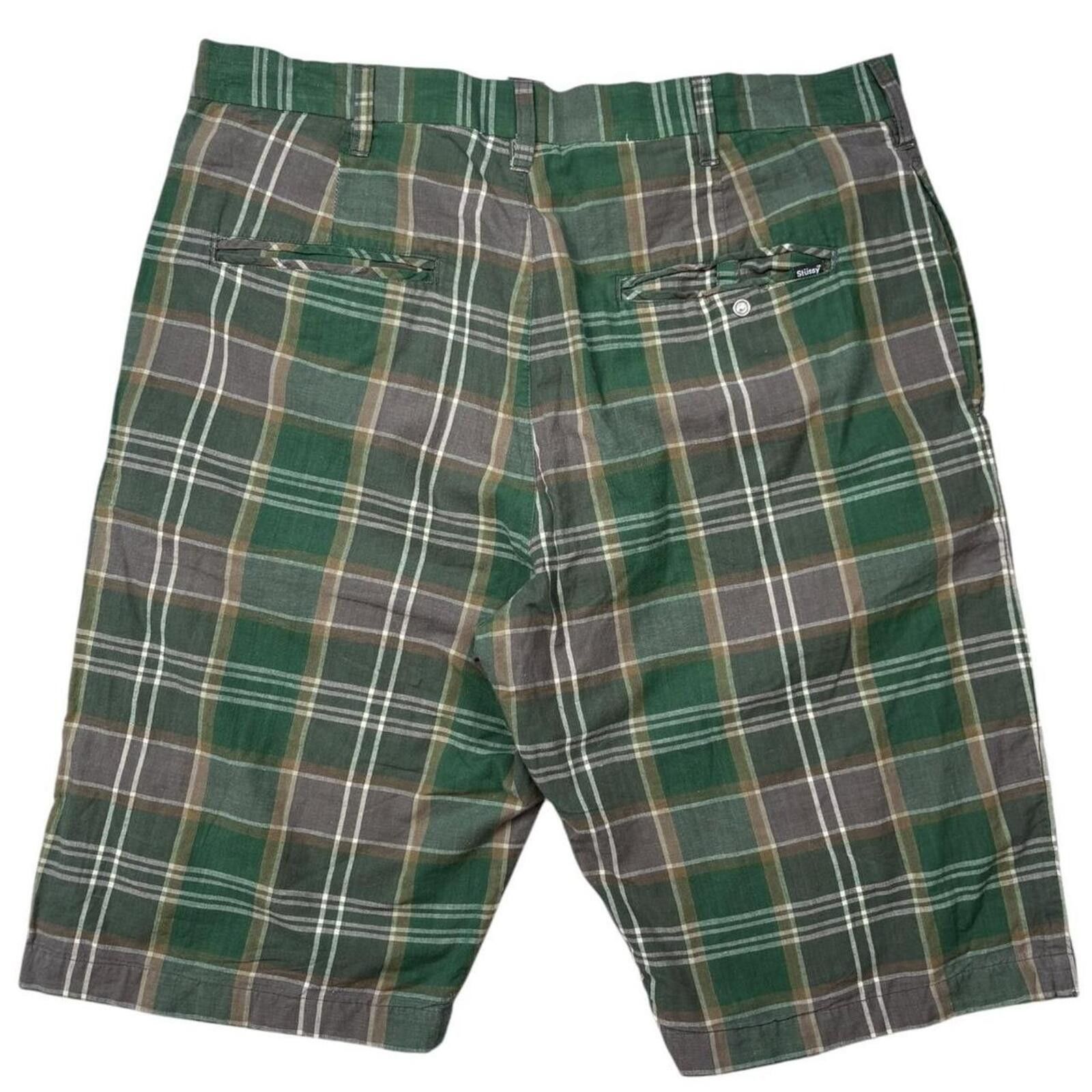 Stussy 00’s Stussy Plaid Shorts (34”) Size US 34 / EU 50 - 2 Thumbnail