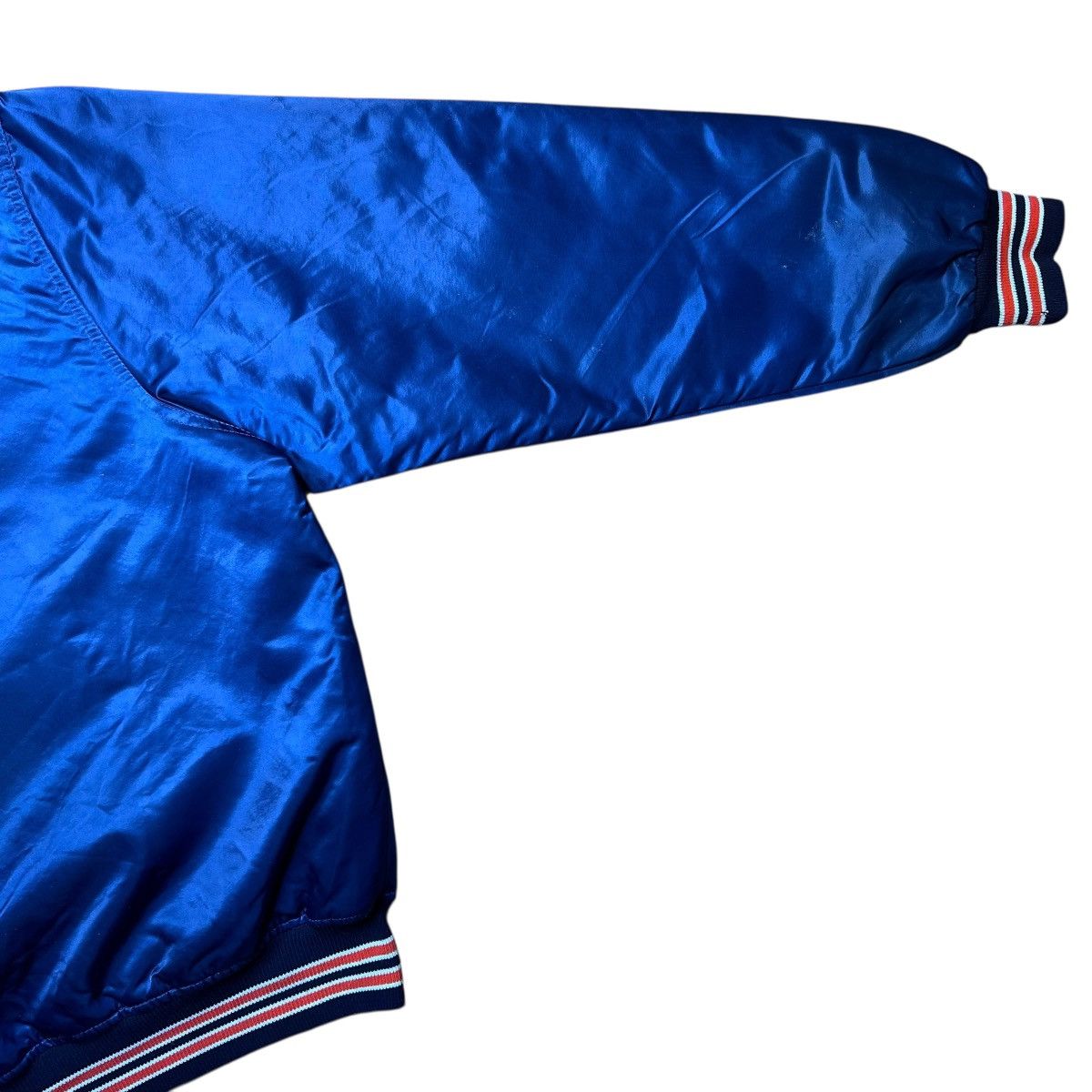 Starter Vintage 1980s NCAA Auburn Tigers Starter Satin Bomber Jacket Size US XL / EU 56 / 4 - 14 Thumbnail