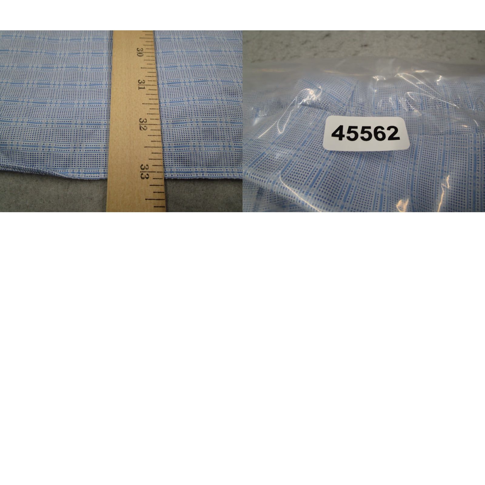 David Donahue VINTAGE David Donahue Dress Shirt Men 34 Long Sleeve Business Casual Blue Slim Fit Button Up Textured Size 34R - 8 Thumbnail