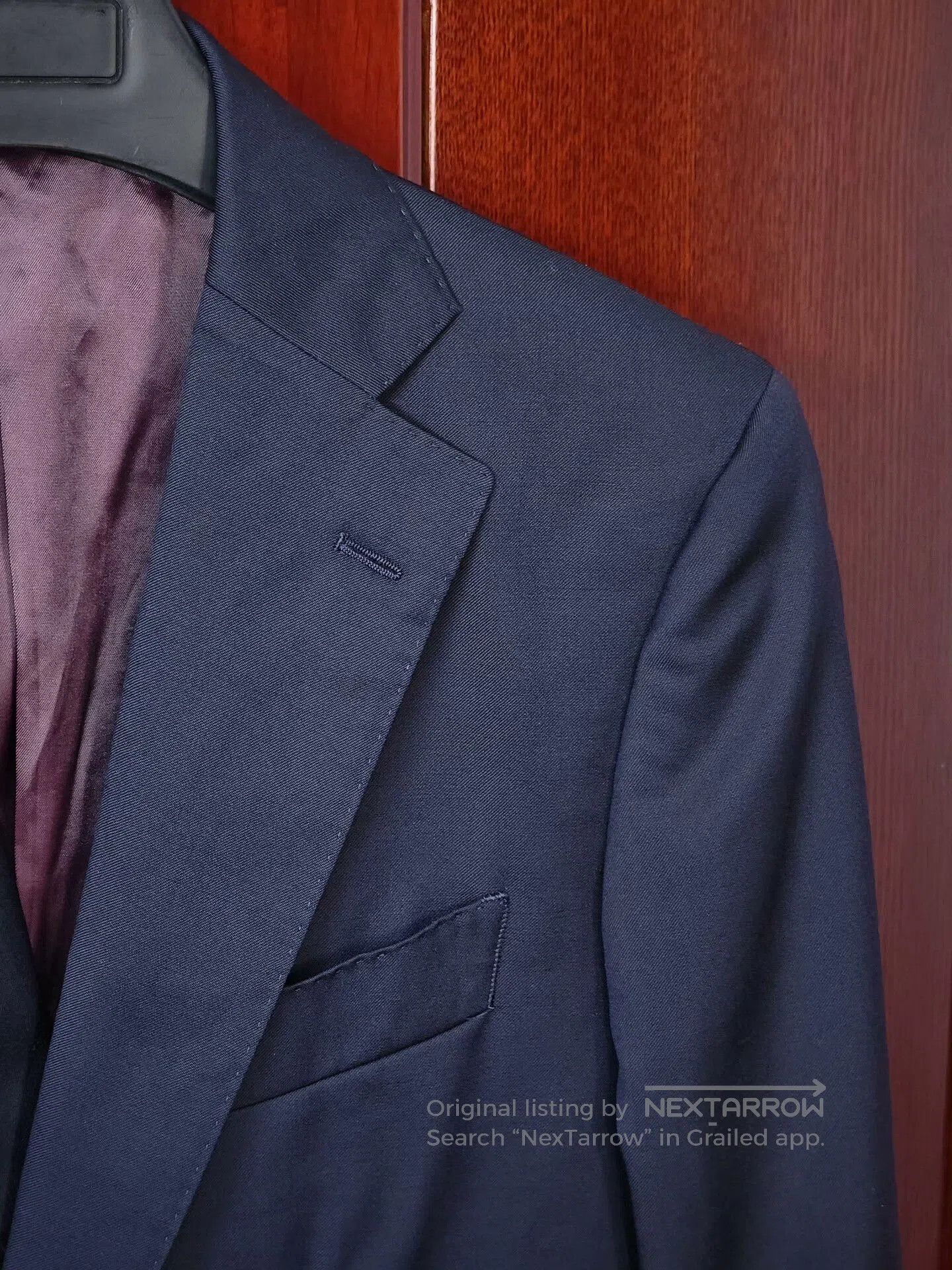 Custom Italian Wool Blend Suit Jacket.