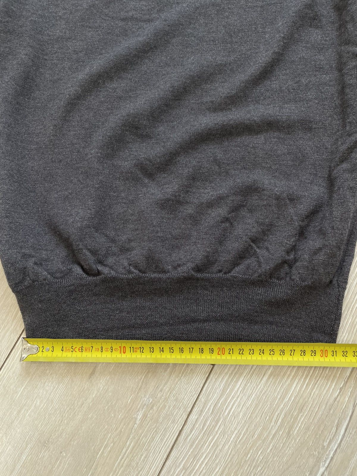 Versace Mens VERSACE COLLECTION Sweater Pullover Wool Gray Size US M / EU 48-50 / 2 - 12 Thumbnail
