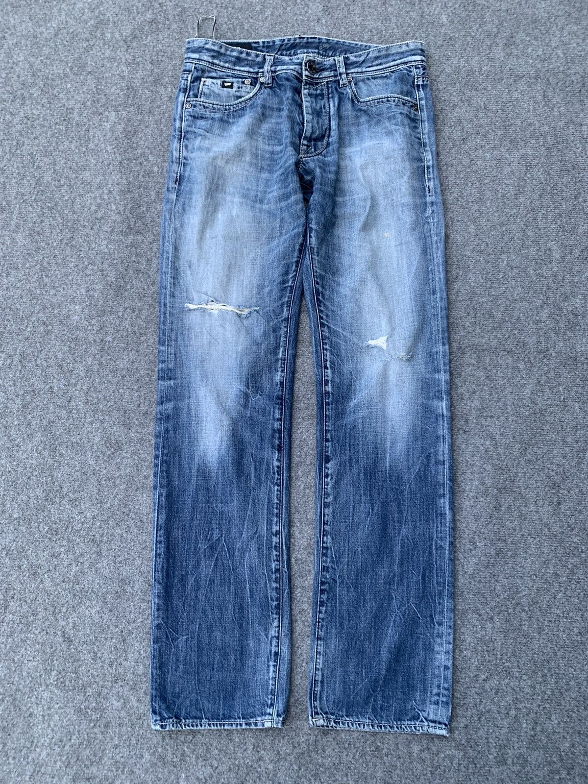 GAS Distressed Gas jeans.made in Italy Size US 32 / EU 48 - 2 Thumbnail