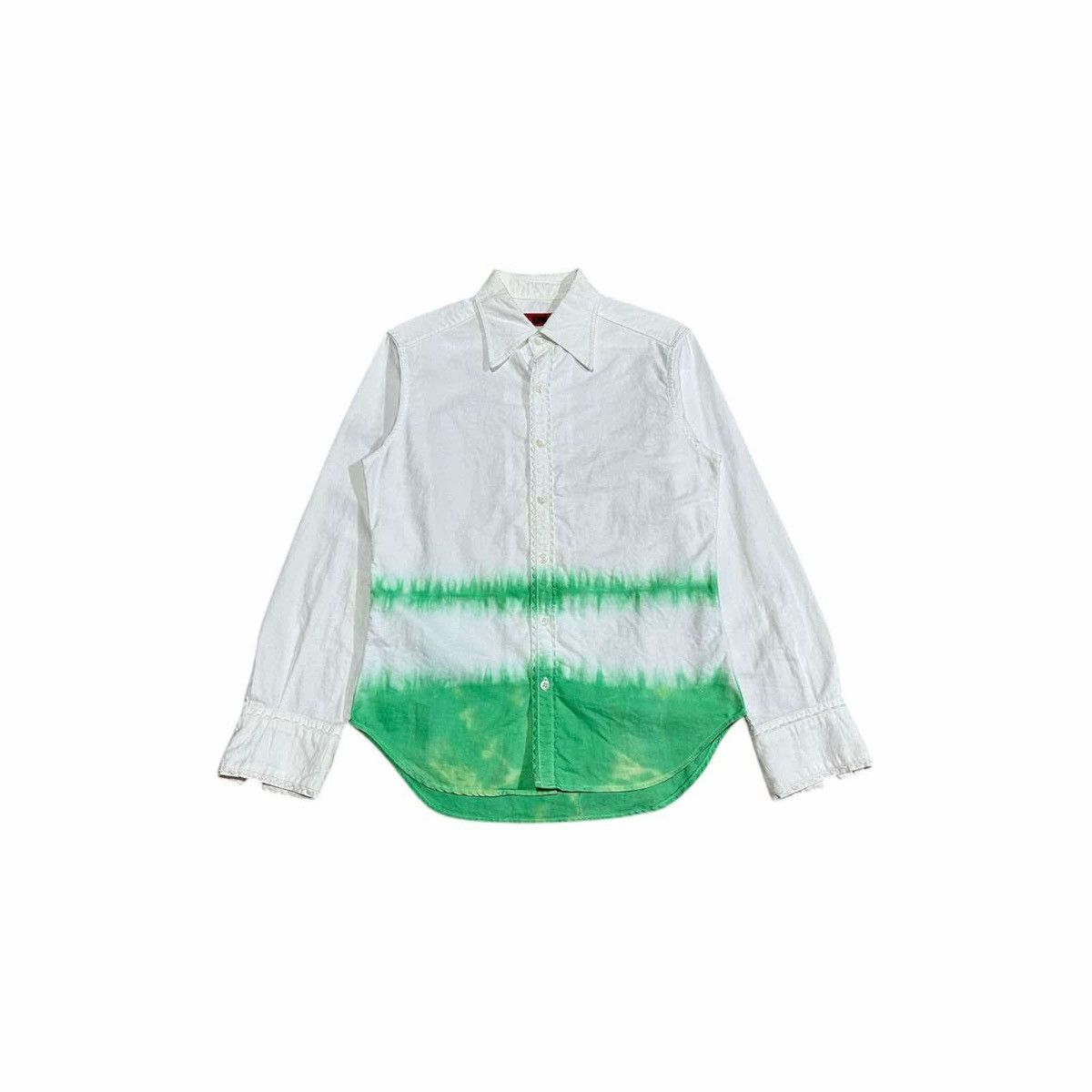 If Six Was Nine × Japanese Brand × Seditionaries 🔥Sick Y2K Edge Rupert Shirt Striped Dye Size US M / EU 48-50 / 2 - 5 Thumbnail