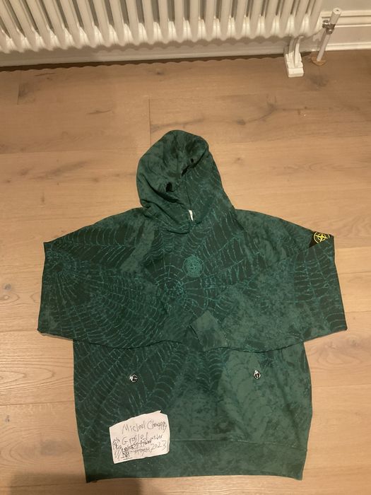 Supreme Stone Island Hooded Sweatshirt (FW23) Black