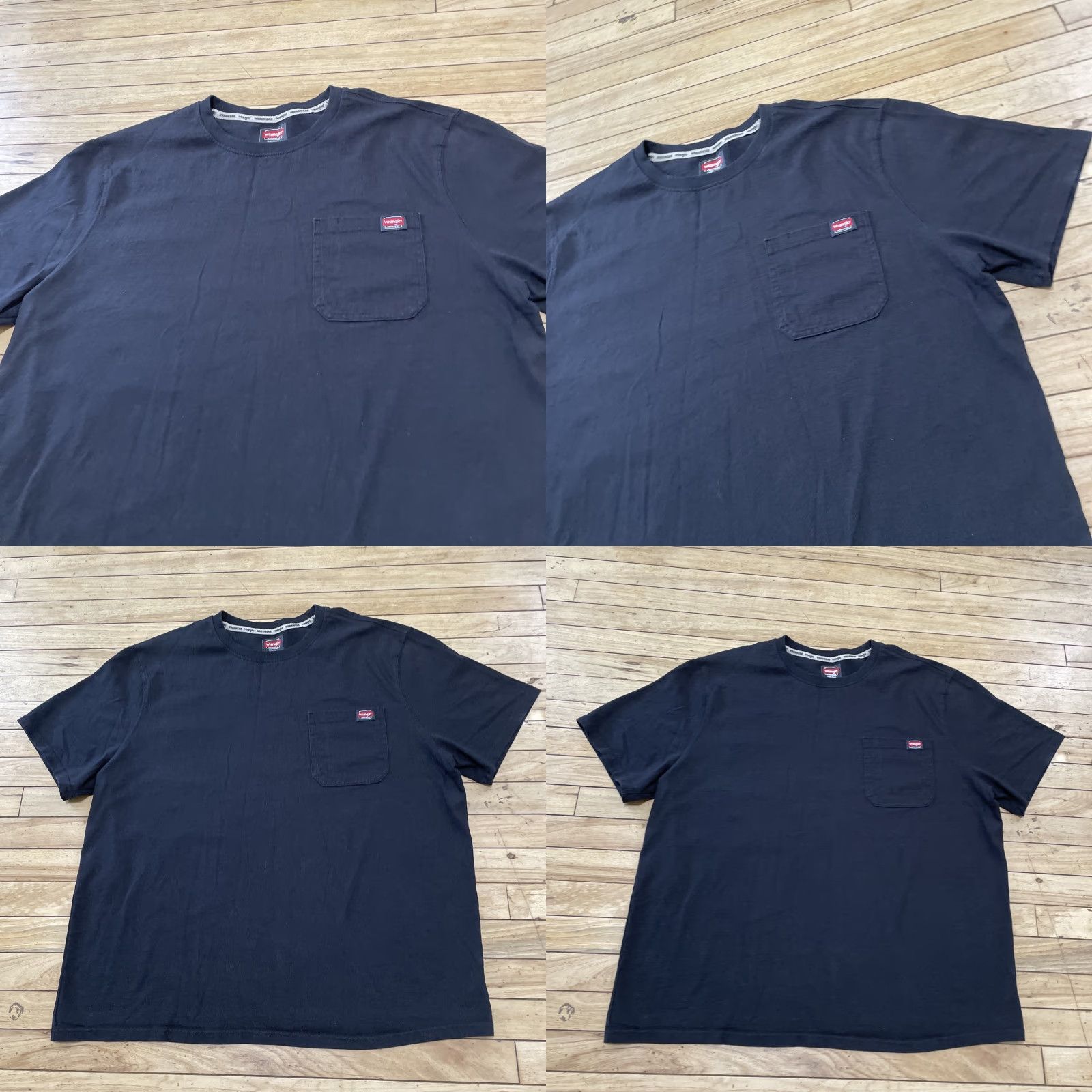 Wrangler Wrangler Workwear Black Pocket Logo Shirt Men 2XL Western Cowboy Y2K Streetwear Shirt Size US XXL / EU 58 / 5 - 10 Thumbnail