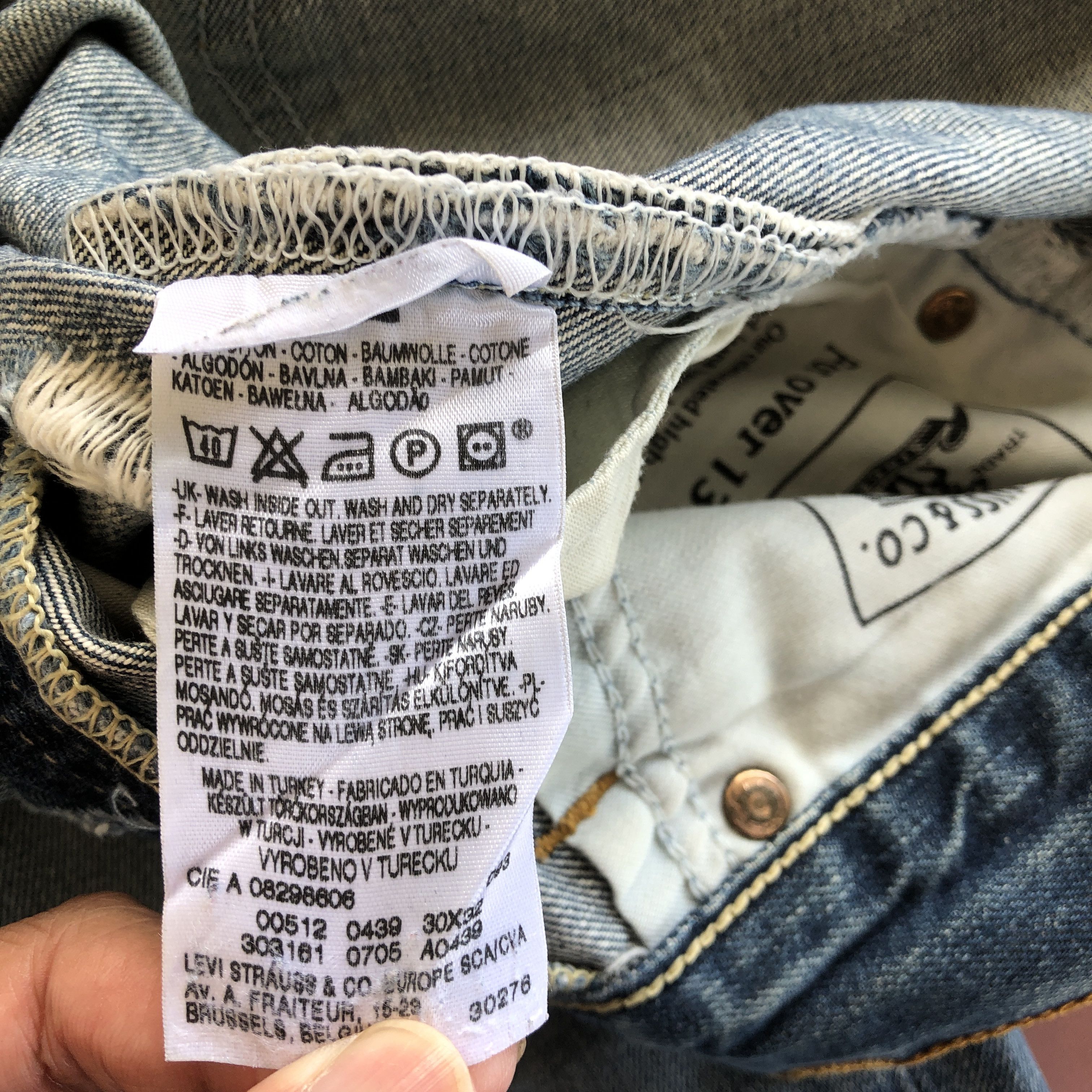 Levi's × Vintage RARE! Vintage Levi's Bootcut Jeans Flare Button Fly Denim Size US 30 / EU 46 - 8 Thumbnail