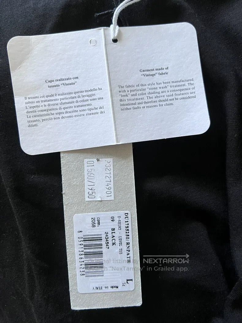 Rick Owens Rick Owens Black patch short sleeve Size US L / EU 52-54 / 3 - 5 Thumbnail