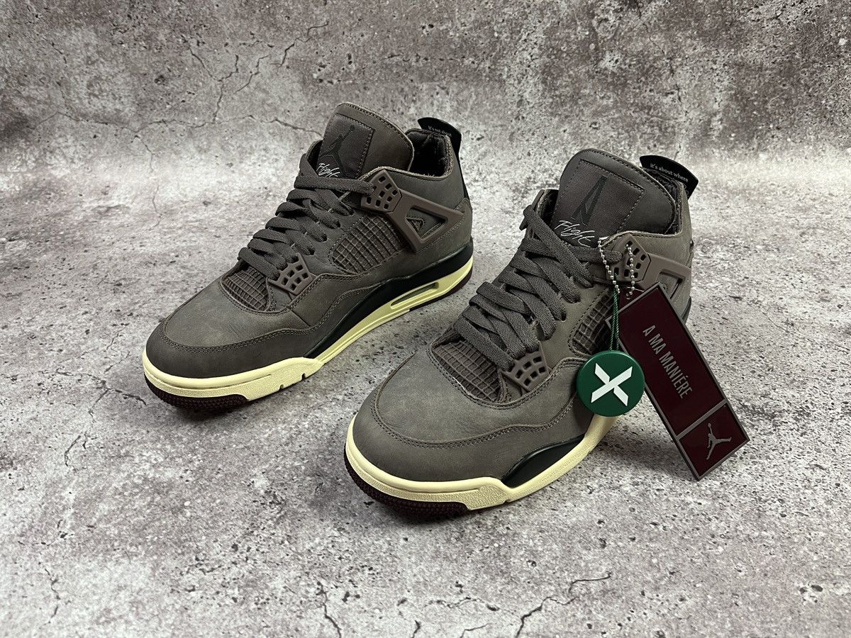 A Ma Maniere × Jordan Brand Nike Air Jordan 4 Retro x A Ma Maniére Violet Ore US9 EU42.5 Size US 9 / EU 42 - 1 Thumbnail
