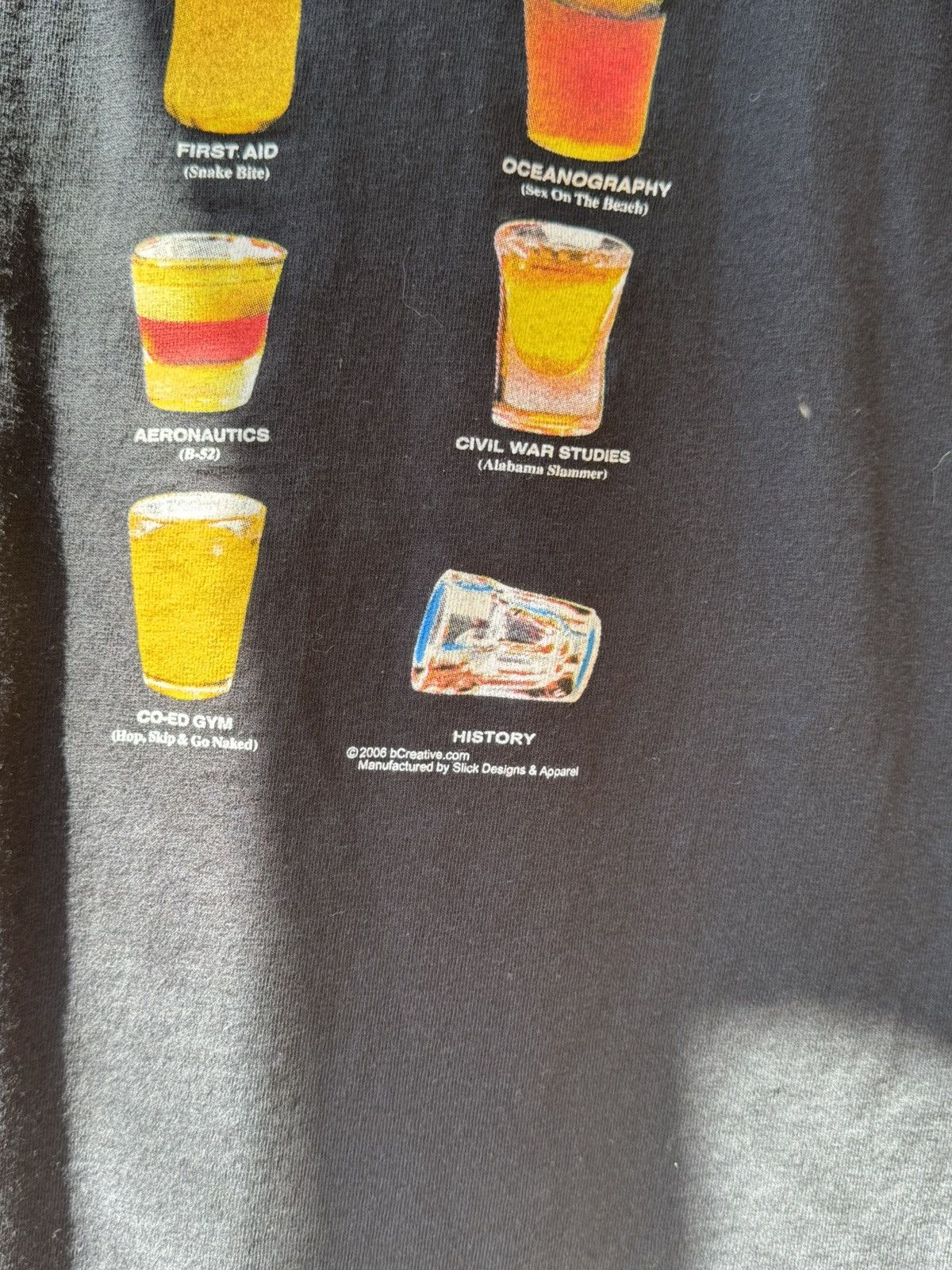 Vintage Vintage What I Really Learned In School Shots T-shirt Size US L / EU 52-54 / 3 - 2 Thumbnail