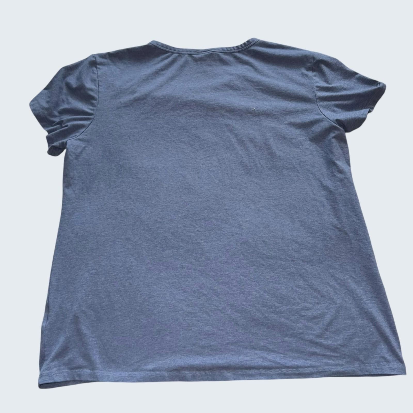 H&M HM Basics Teen Womens XXL Heathered Blue Crew Neck Size XXL / US 16-18 / IT 52-54 - 2 Thumbnail