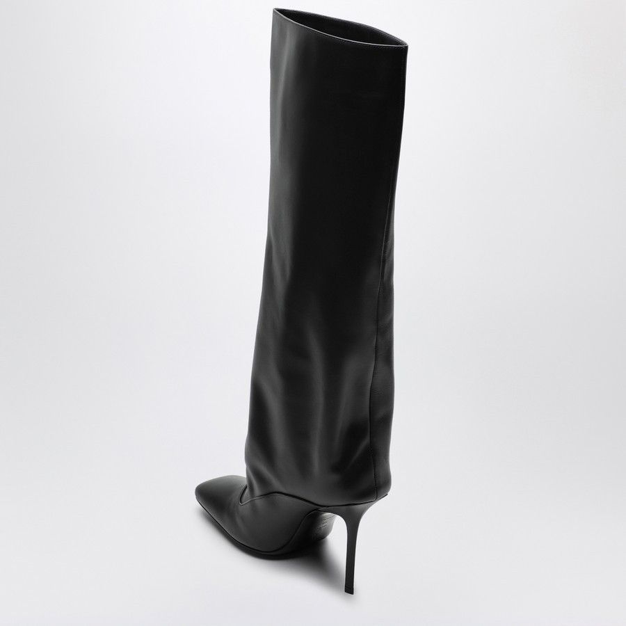 The Attico o1d2blof1024 Leather High Boot in Black Size US 8.5 / IT 38.5 - 4 Thumbnail