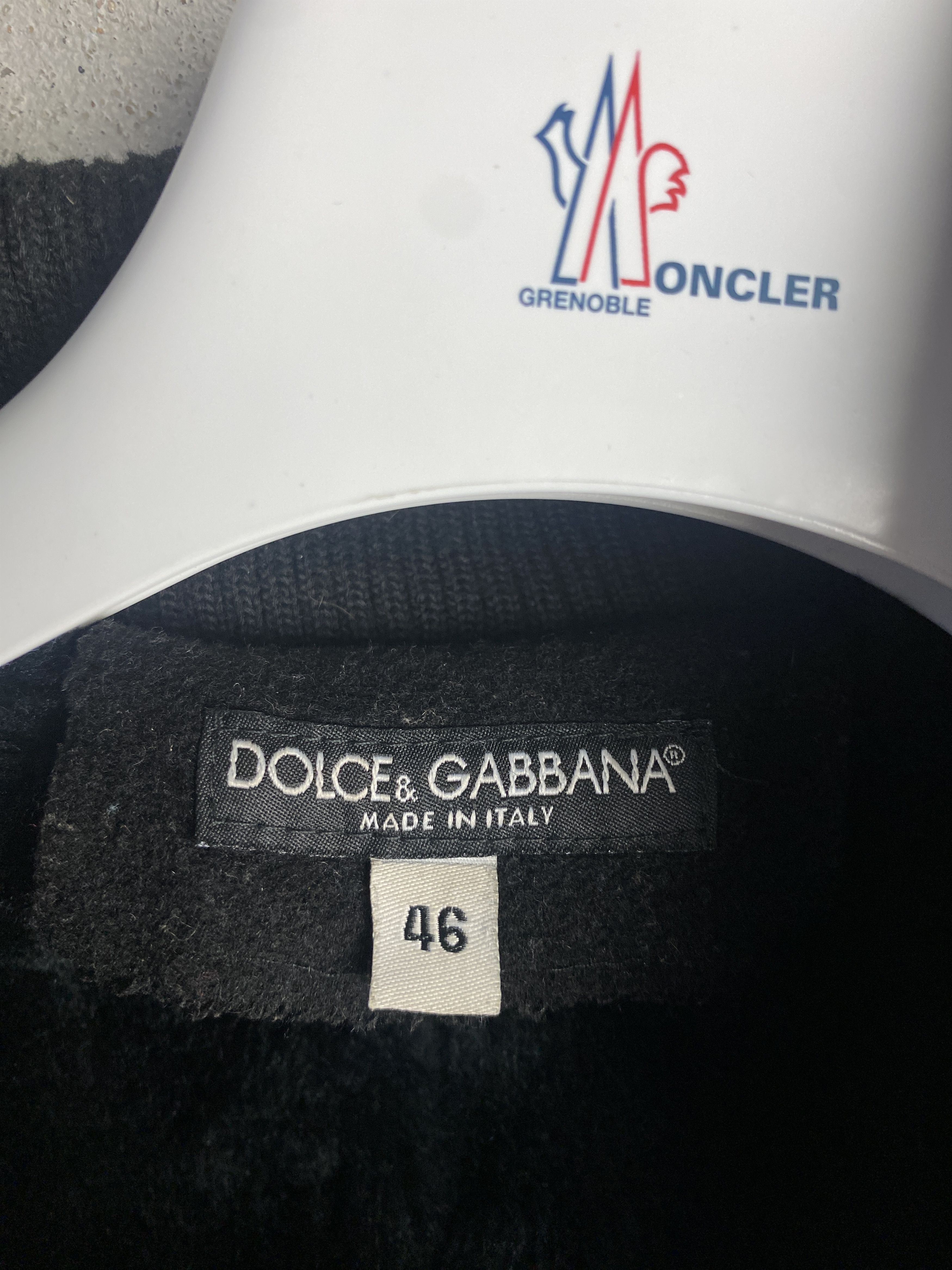 Dolce & Gabbana D&G Dolce & Gabbana black coat double breast Size L / US 10 / IT 46 - 3 Thumbnail