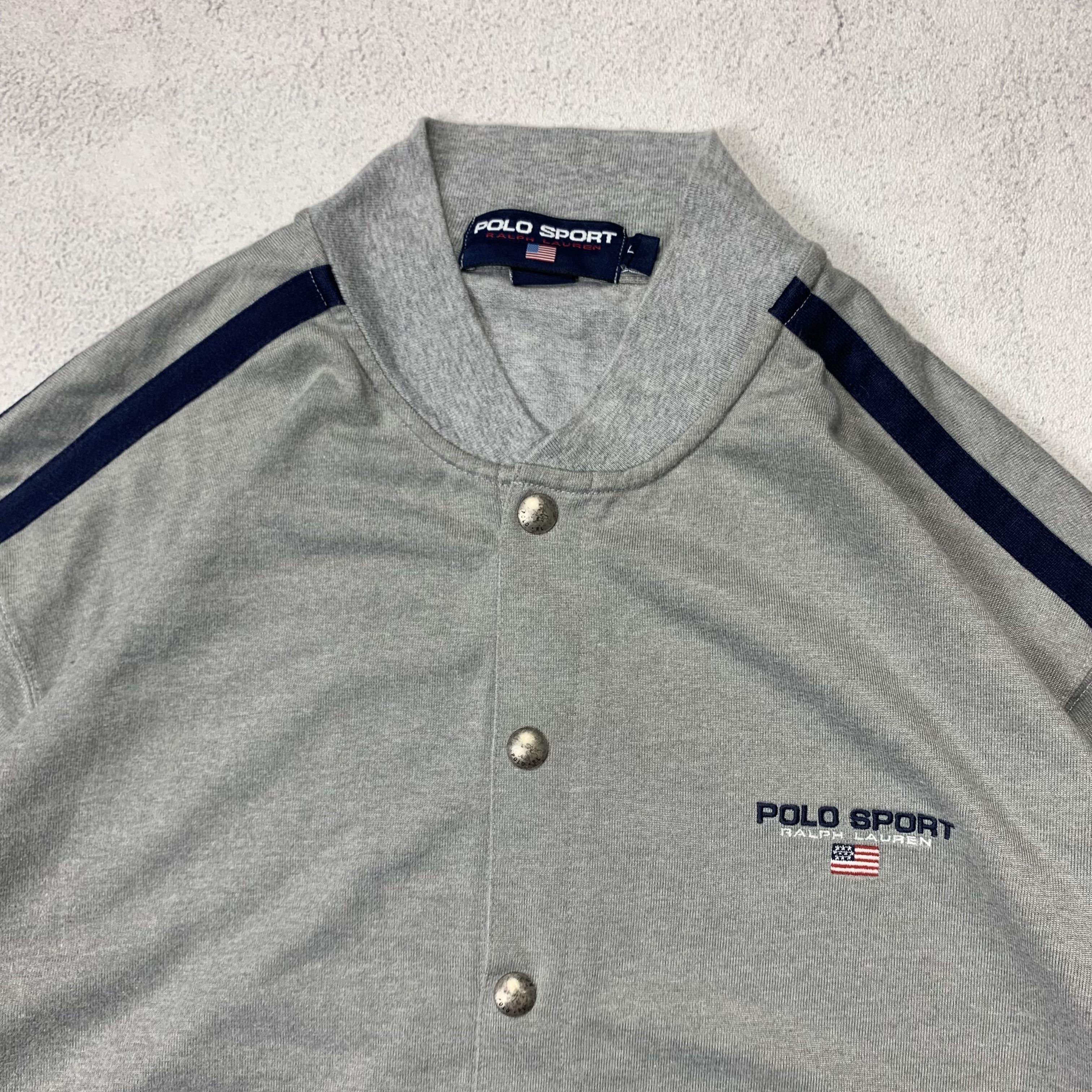 Polo Ralph Lauren Vintage Polo Sport Ralph Lauren Varsity Cotton Jacket Size US L / EU 52-54 / 3 - 2 Thumbnail