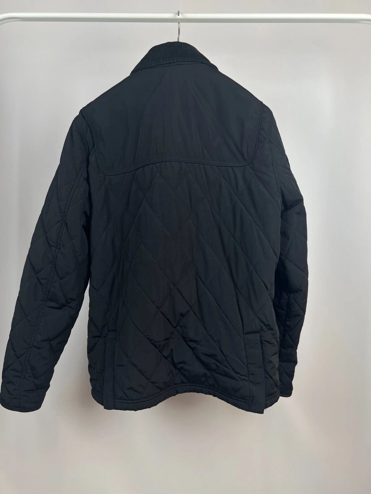 Ted Baker Ted Baker London Men's Black Corduroy Collar Quilted Jacket Size US L / EU 52-54 / 3 - 14 Thumbnail