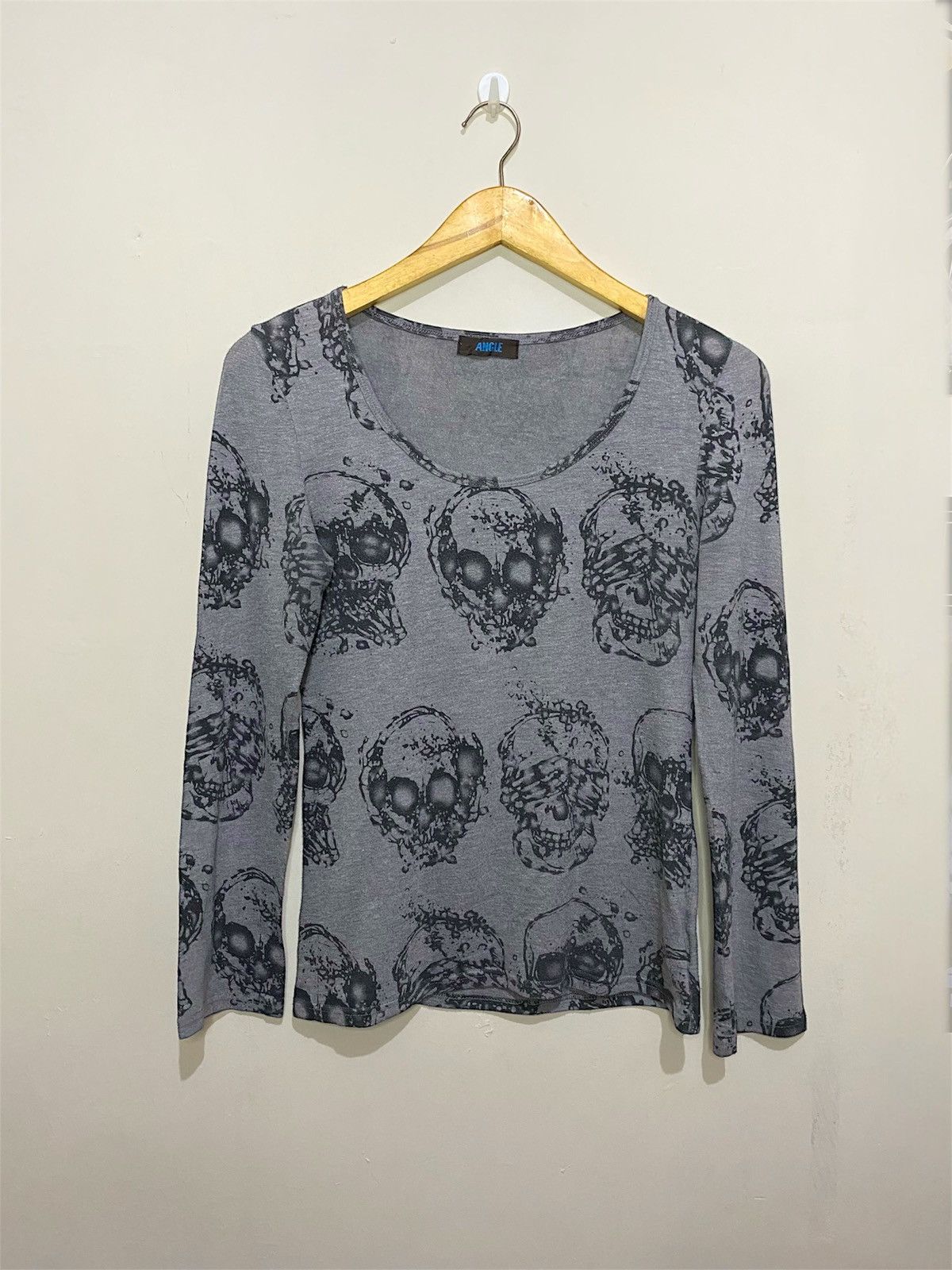 If Six Was Nine × Japanese Brand × Le Grande Bleu (L.G.B.) ANGLE Skull Longsleve LGB Ifsixwasnie Size L / US 10 / IT 46 - 1 Thumbnail