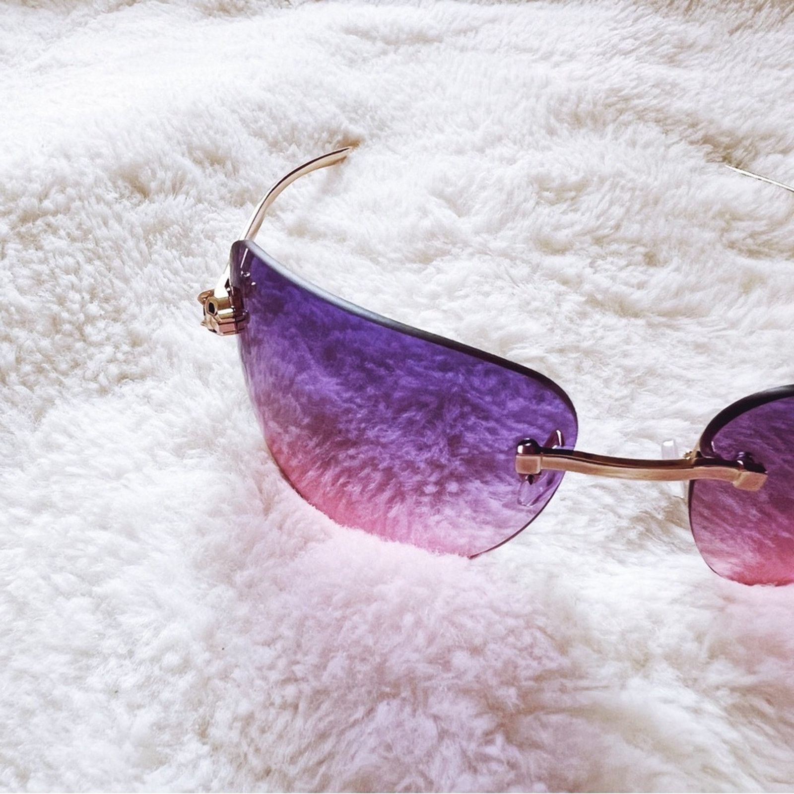 Other Ophelia Purple Floral Chic Sunglasses Size ONE SIZE - 3 Thumbnail