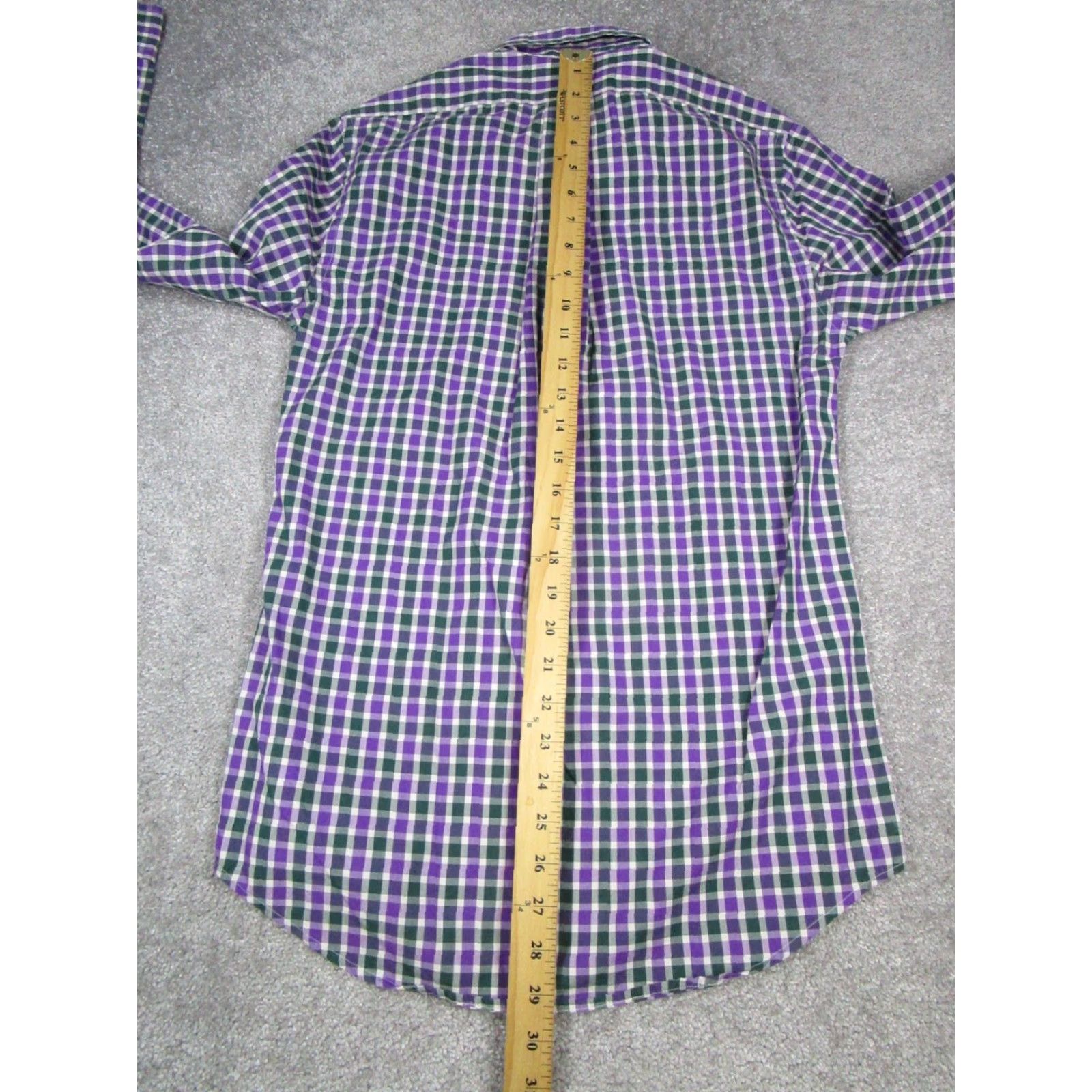 Vineyard Vines Vineyard Vines Murray Shirt Mens XS Purple Green Cotton Button Up Shirt Size US XS / EU 42 / 0 - 6 Thumbnail