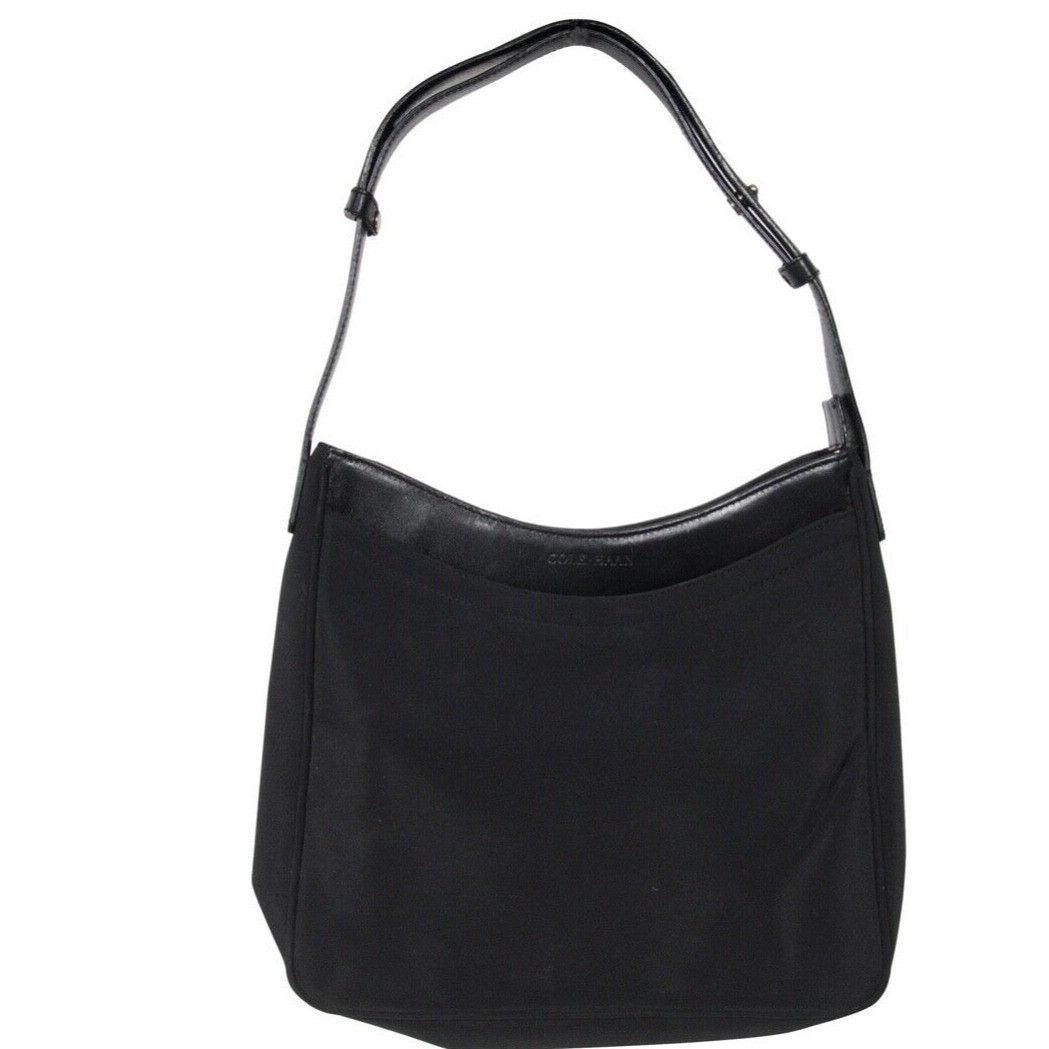 Cole Haan Shoulder Bag Black Nylon Adjustable Leather Size ONE SIZE - 1 Thumbnail