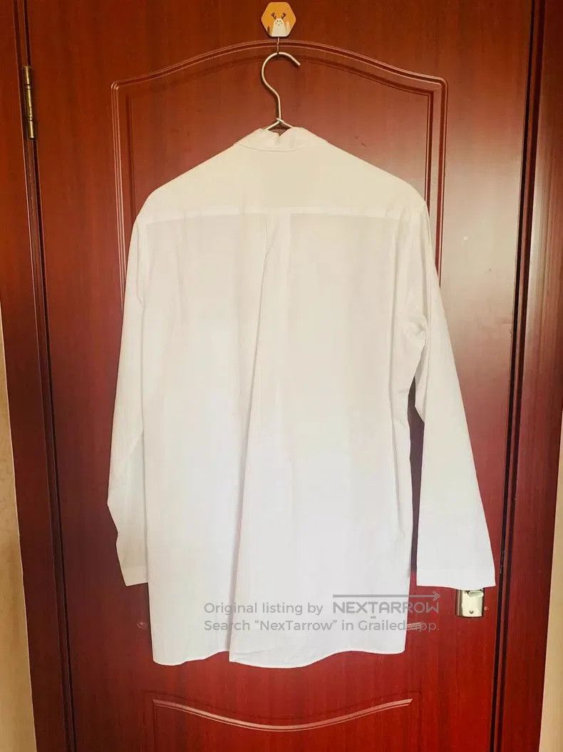 Yohji Yamamoto Yohji Yamamoto White Long Sleeve Shirt Size US L / EU 52-54 / 3 - 3 Thumbnail