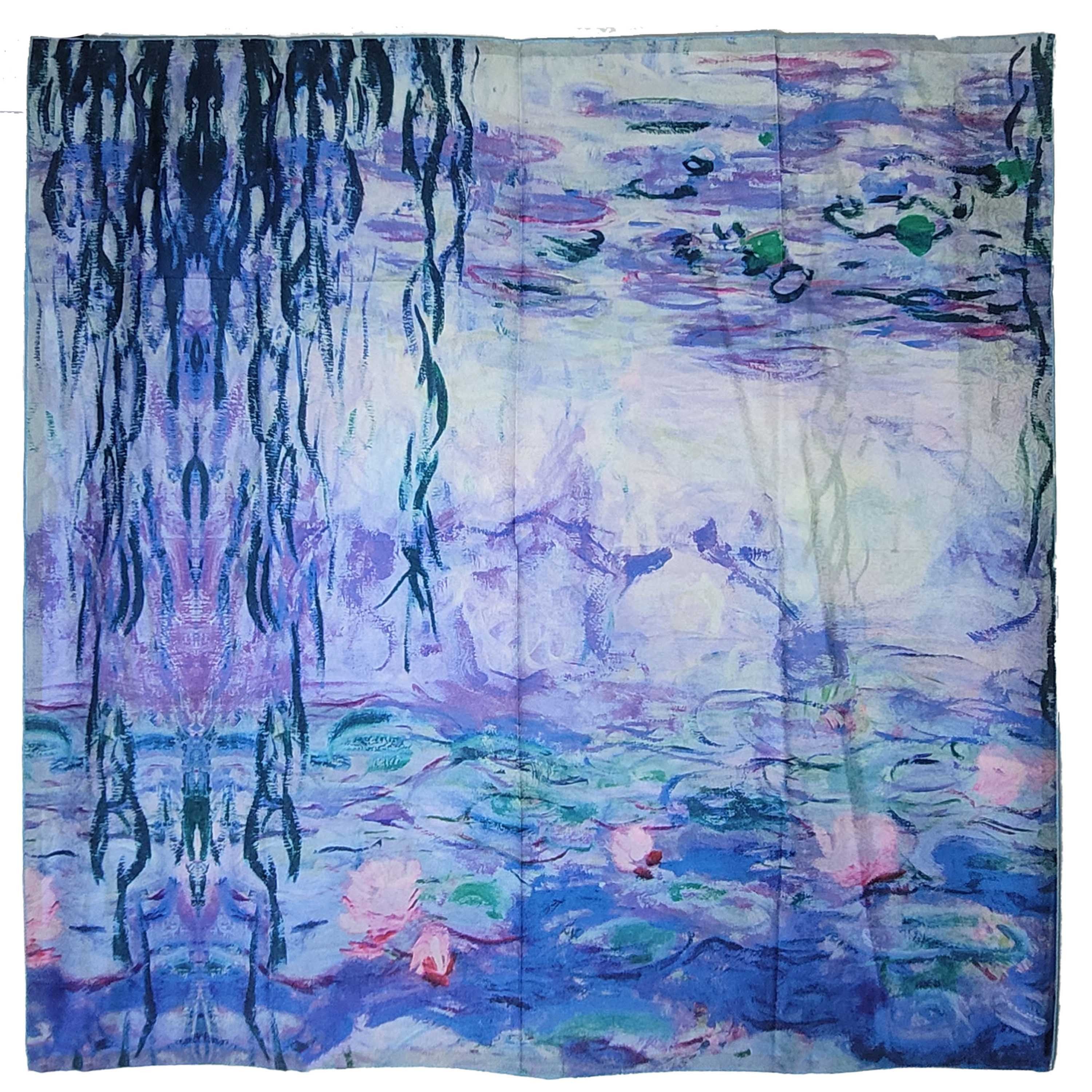Other NWT Double Sided Silk Scarf 52"x52" Large Square Wrap 3209 Size ONE SIZE - 3 Thumbnail