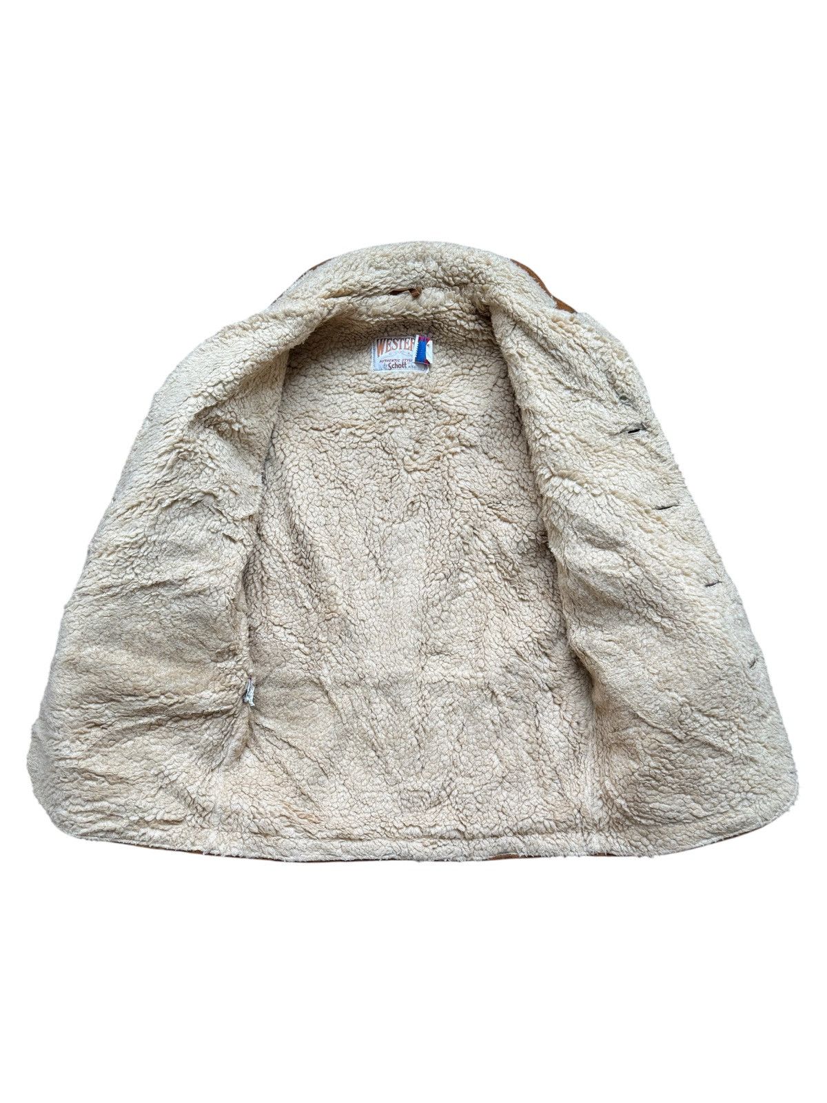 Schott VERY RARE VINTAGE JACKET LEATHER SUEDE WESTERN BY SCHOTT Size US M / EU 48-50 / 2 - 3 Thumbnail