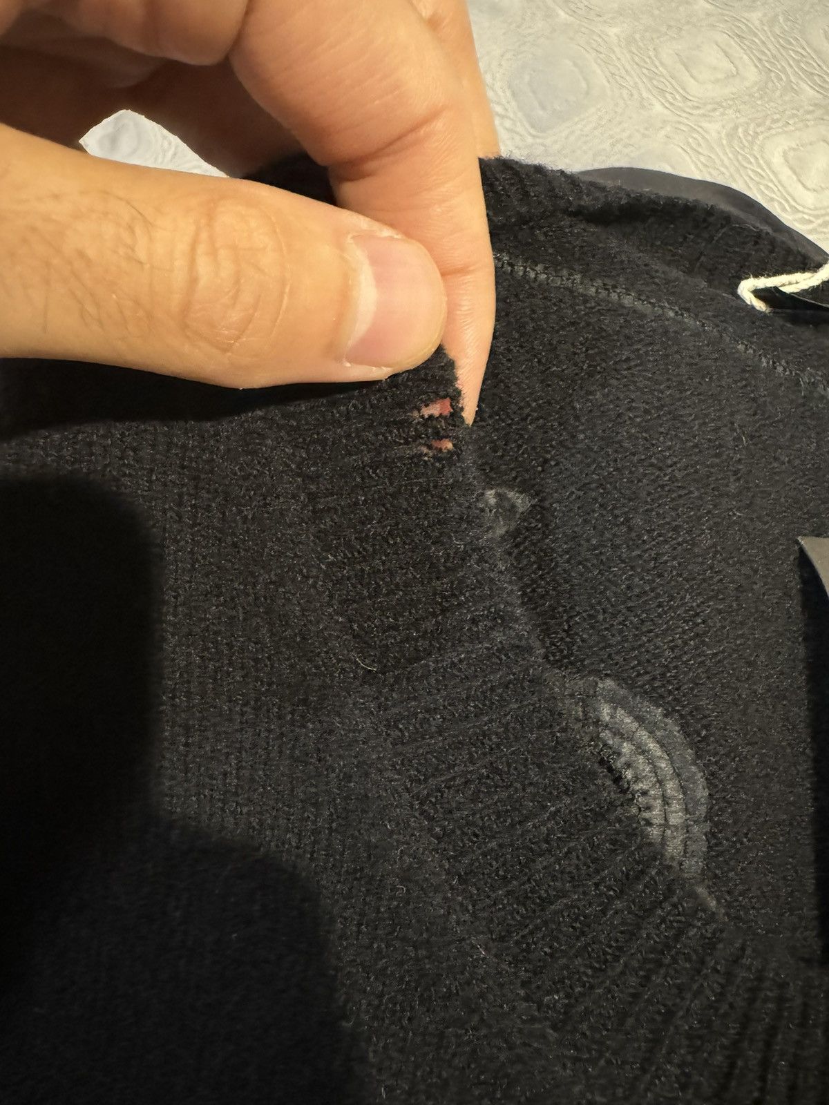 Haider Ackermann Leather Sweater Invidia Black + Klee Black Size US M / EU 48-50 / 2 - 14 Thumbnail