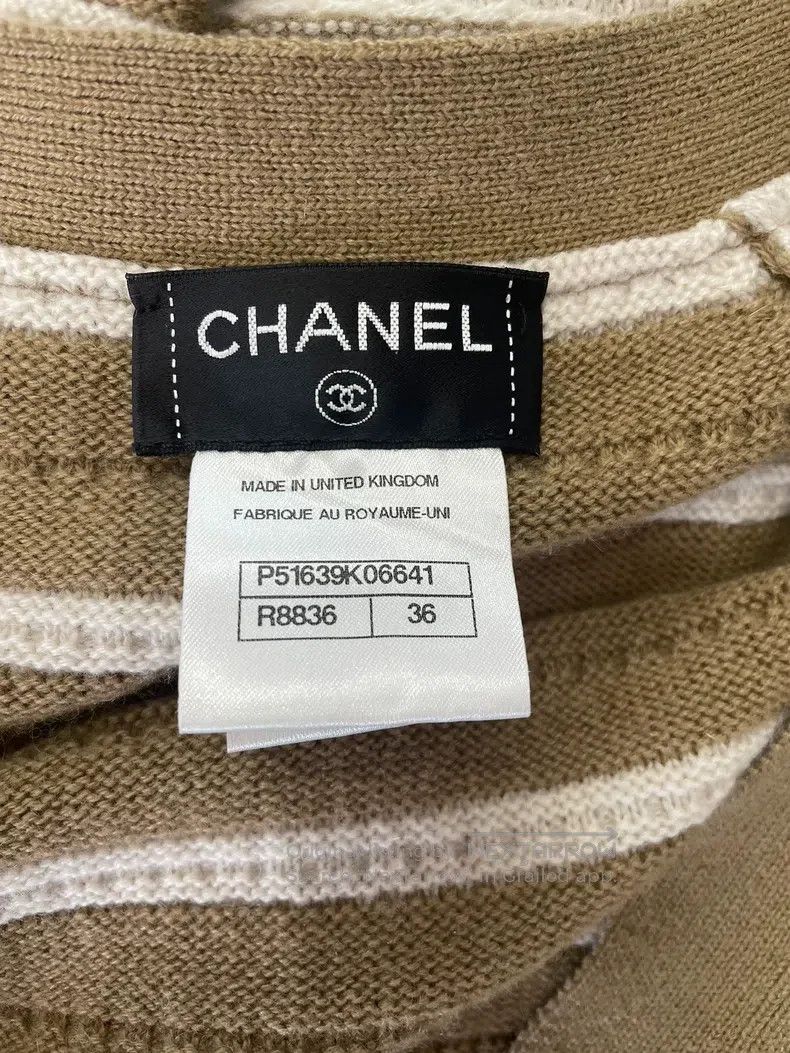 Chanel Chanel Cashmere striped knitted dress Size XS / US 0-2 / IT 36-38 - 4 Thumbnail